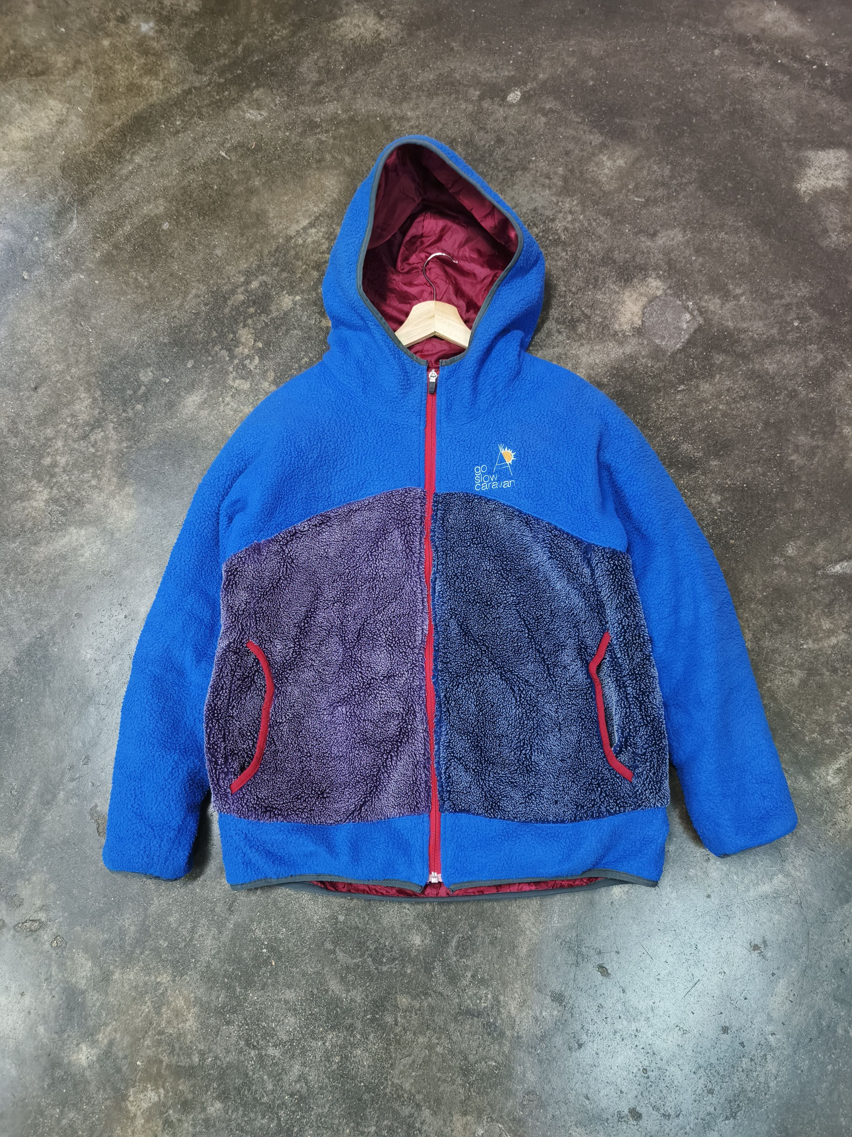 go slow caravan GO SLOW CARAVAN FLEECE SWEATER HOODED Size US M / EU 48-50 / 2 - 1 Thumbnail