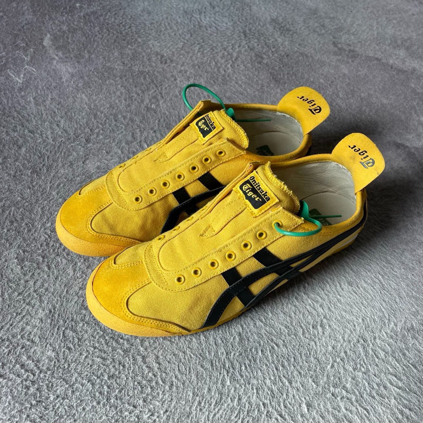 Onitsuka Tiger Dualio Yellow Green Sneakers Shoes Men\'s 8 Retro Streetwear Onitsuka Tiger Dualio Yellow Green Sneakers | Mercari main image 3