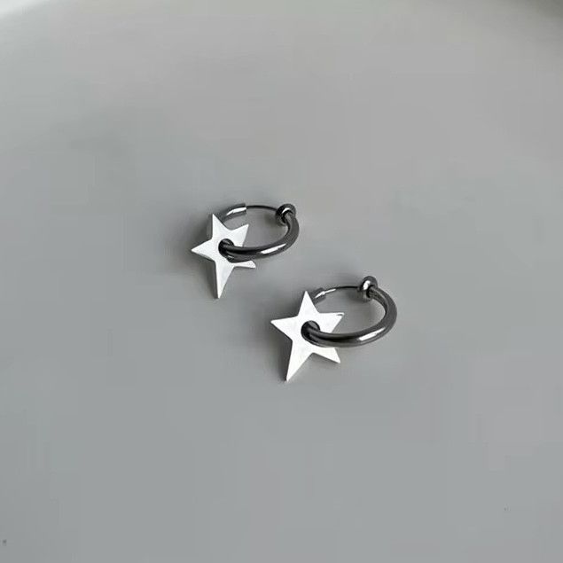 Jewelry Star Hoop Earrings Size ONE SIZE - 2 Thumbnail