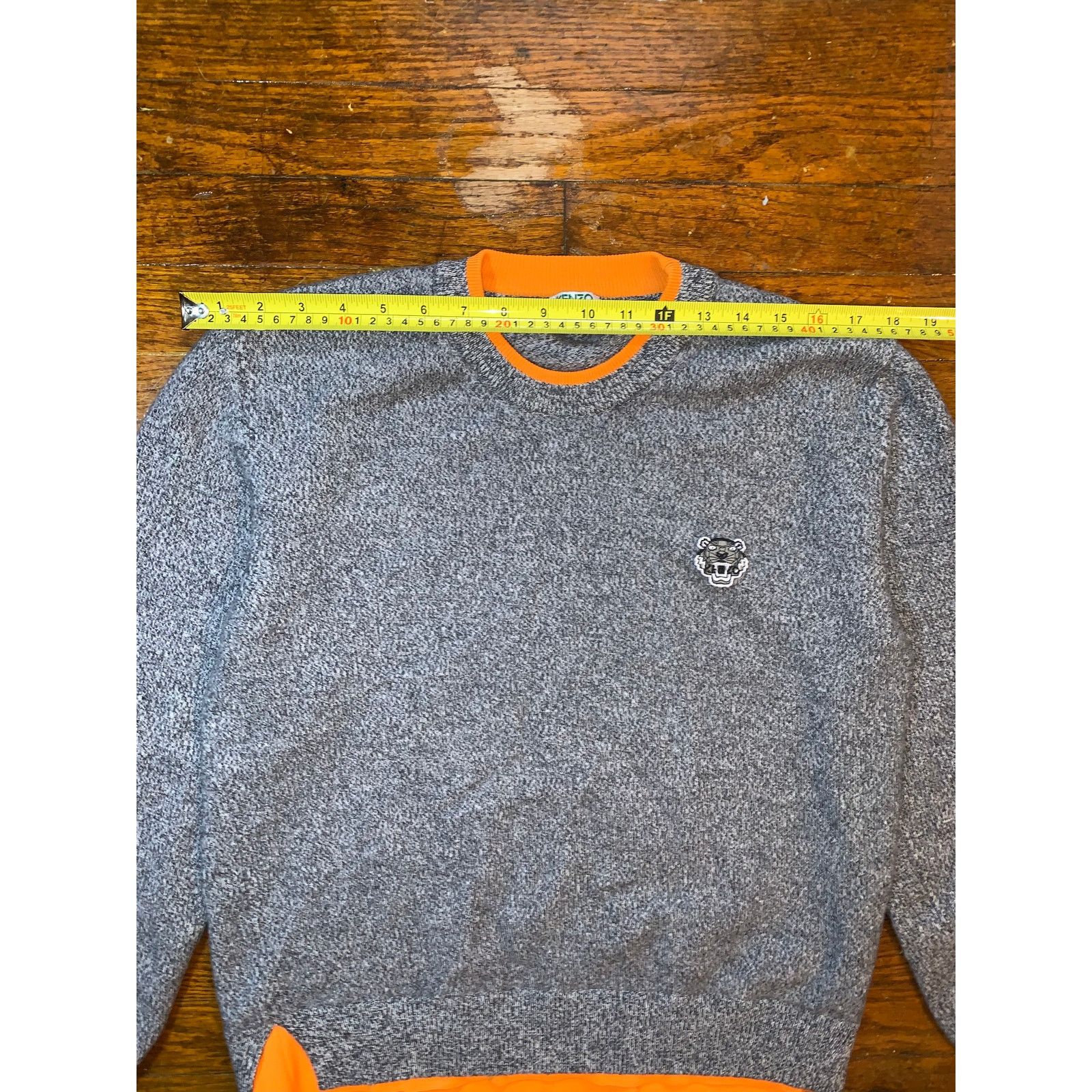 Kenzo Kenzo Tiger Sweatshirt Grey Orange Women XL Size XL / US 12-14 / IT 48-50 - 8 Thumbnail
