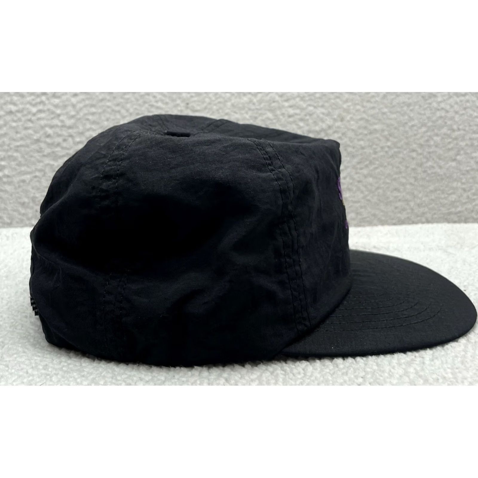 Vintage VINTAGE Hat Mens Snapback USA Made Black Lightweight Deep Crown Size ONE SIZE - 5 Thumbnail