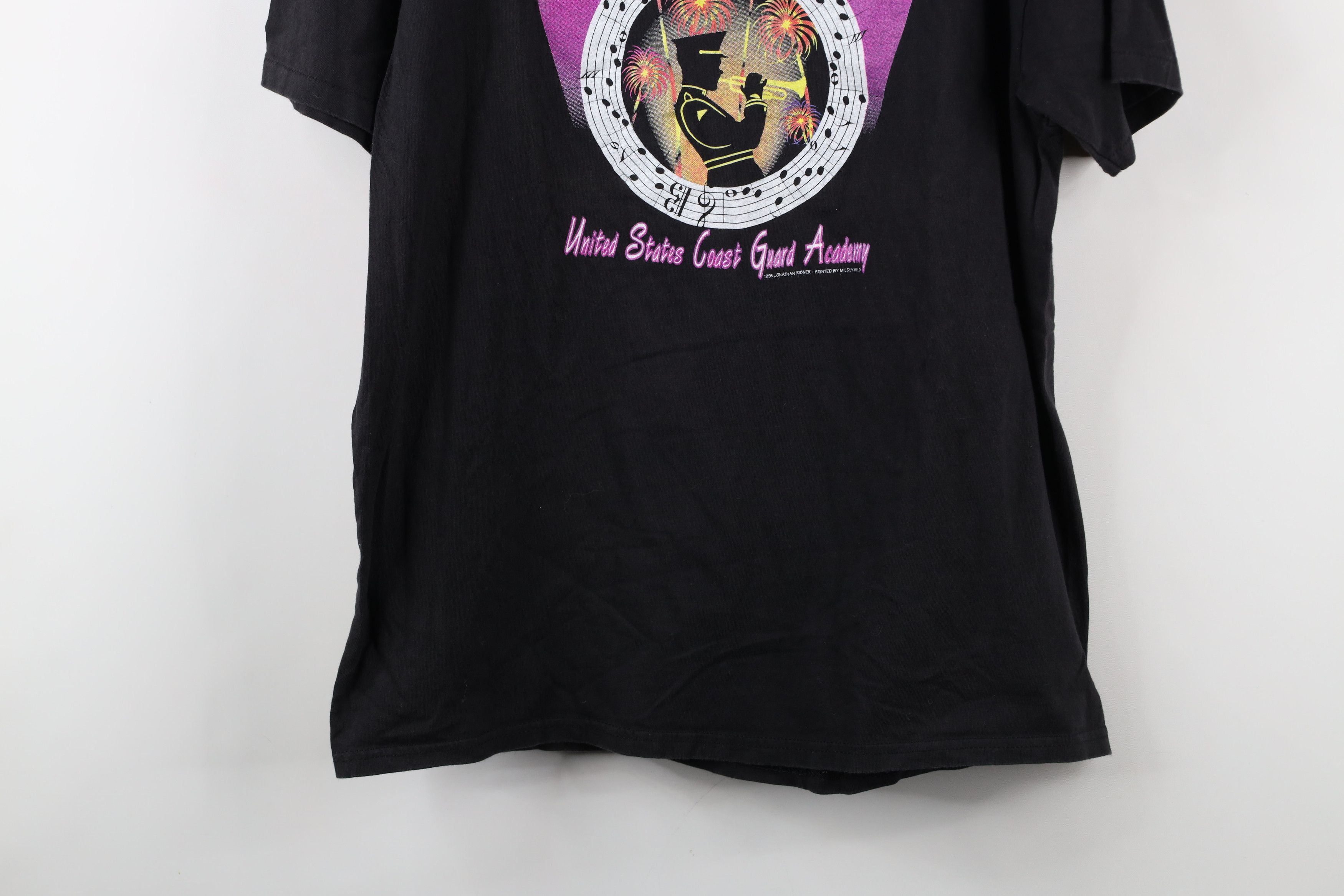 Vintage Vintage 90s United States Guard Academy Windjammers T-Shirt Size US L / EU 52-54 / 3 - 3 Thumbnail