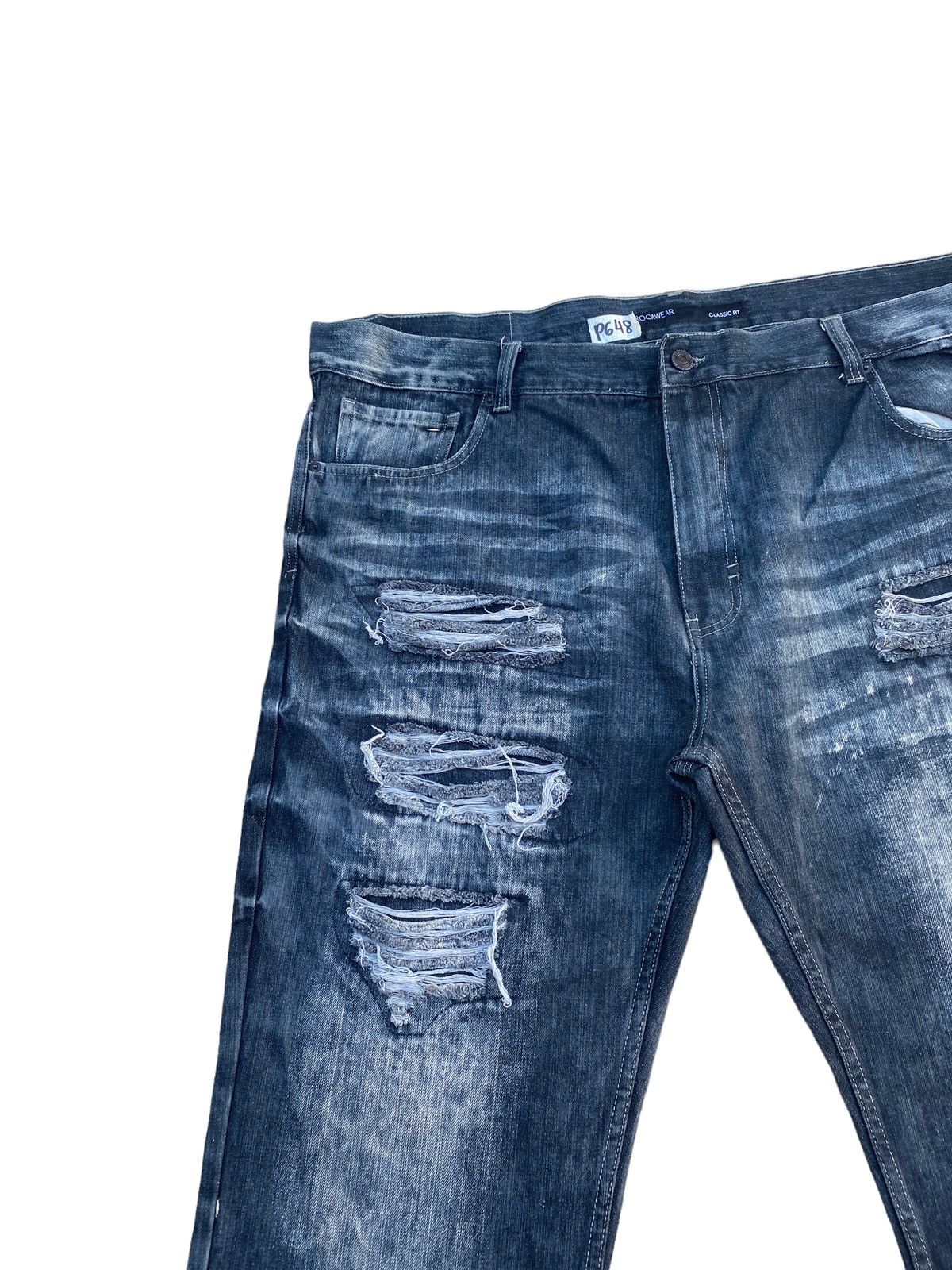 Rocawear Rocawear Classic Fit Distressed Pant Size 48 Size US 44 / EU 60 - 3 Thumbnail