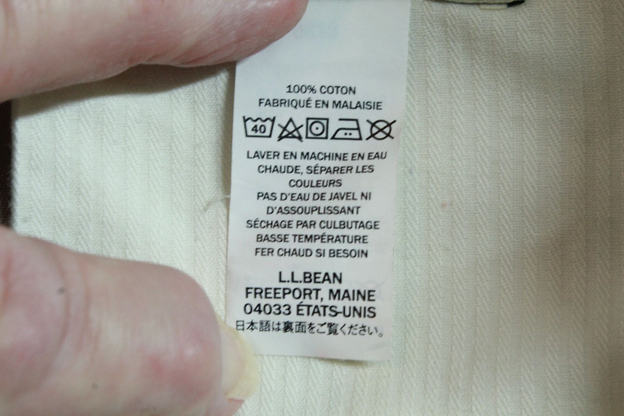 L.L. Bean LL Bean Double L Khaki Chinos Natural Fit 36 Naturecore Size US 36 / EU 52 - 12 Thumbnail
