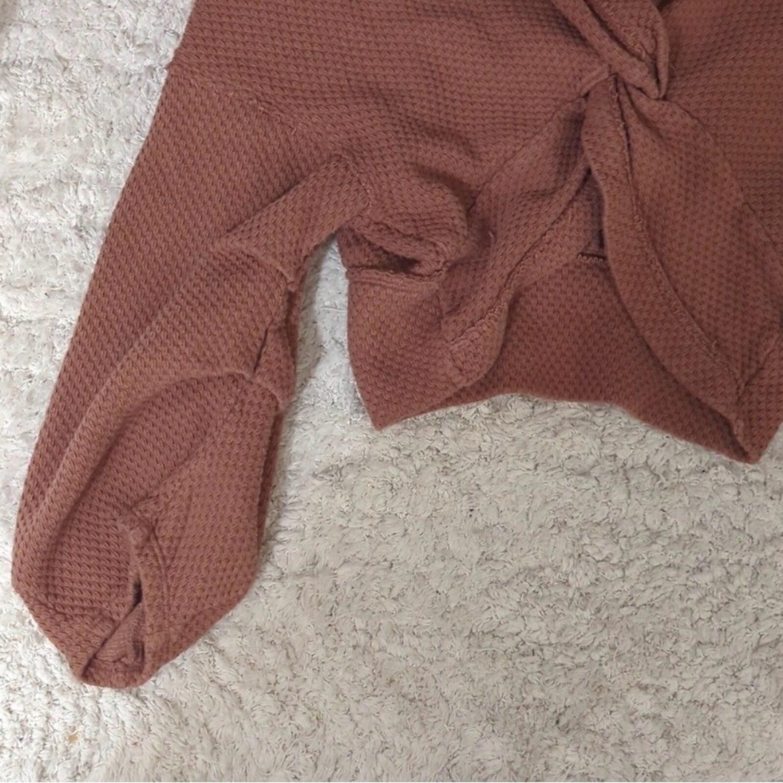 Free People Free People We The Free Fall For You Cropped Waffle Knit M Size M / US 6-8 / IT 42-44 - 6 Thumbnail