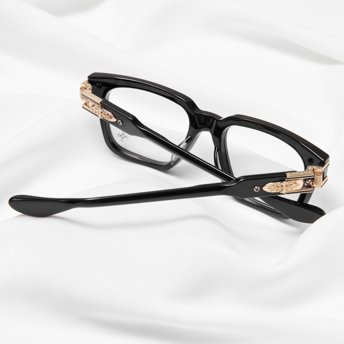 Chrome Hearts CHROME HEARTS BULGE BLACK GOLD PLATED GLASSES Size ONE SIZE - 8 Thumbnail