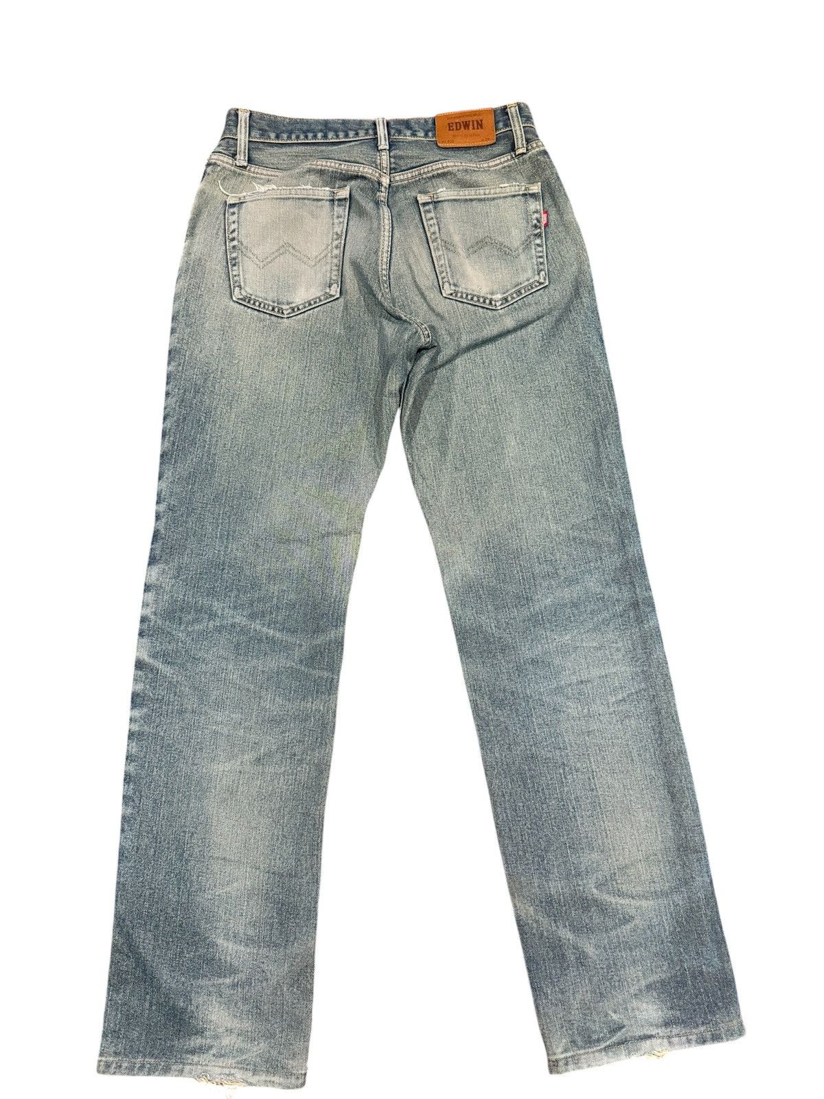 Edwin Vintage Edwin E403 Distressed Denim Made In Japan Size US 30 / EU 46 - 2 Thumbnail