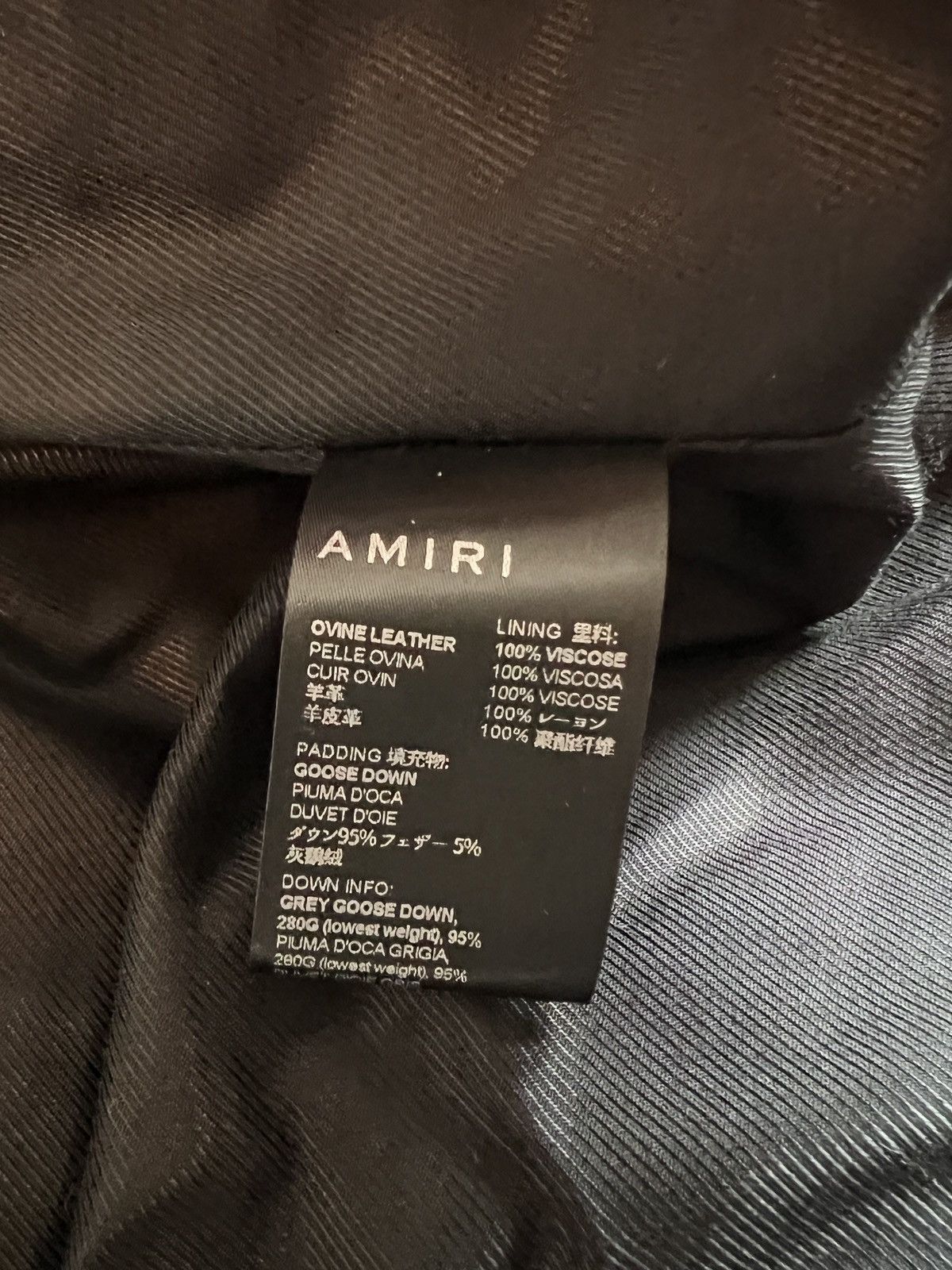Amiri Amiri leather down Puffa jacket Size US L / EU 52-54 / 3 - 12 Thumbnail