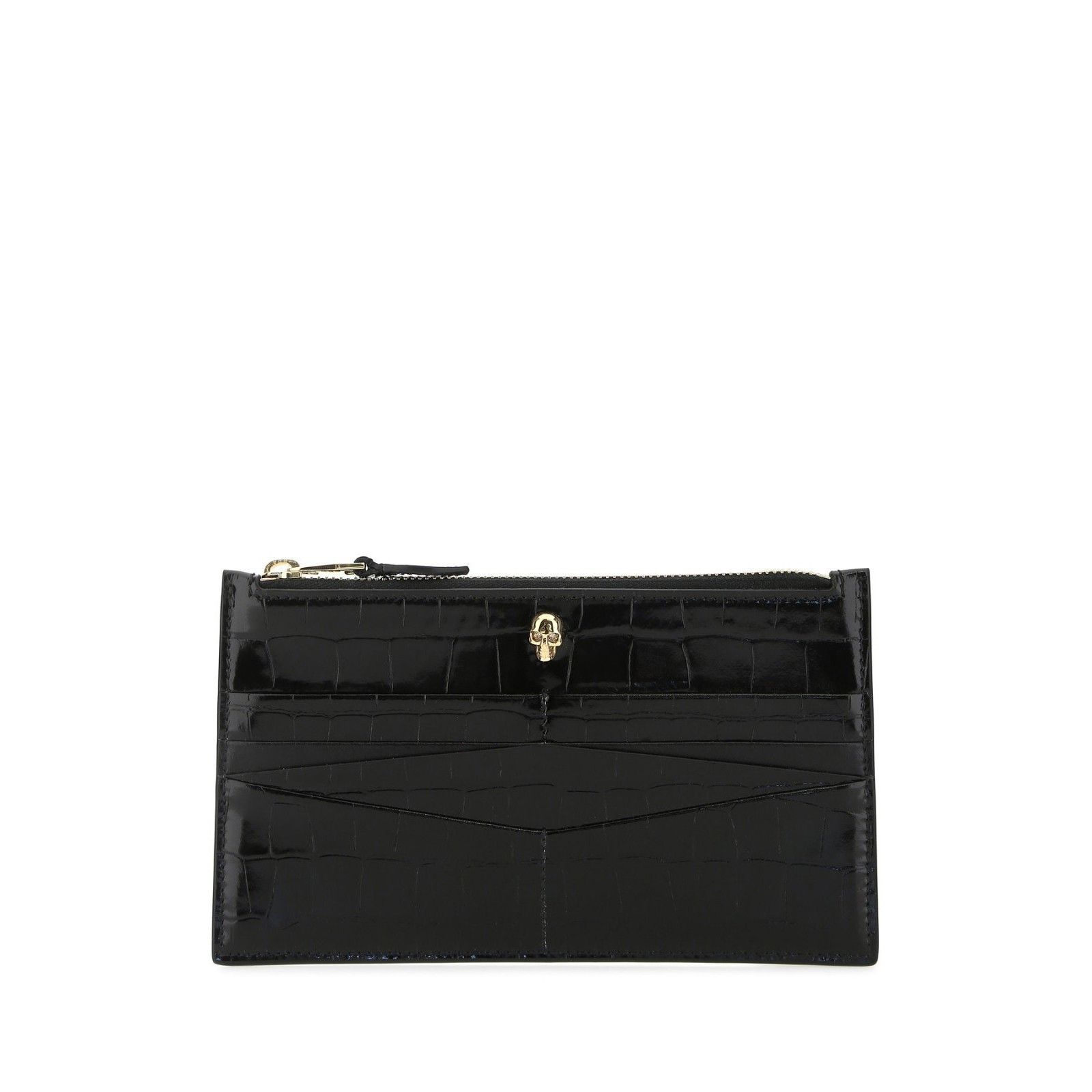 Alexander McQueen ALEXANDER MCQUEEN Black Leather Pouch New & Authentic Size ONE SIZE - 1 Thumbnail