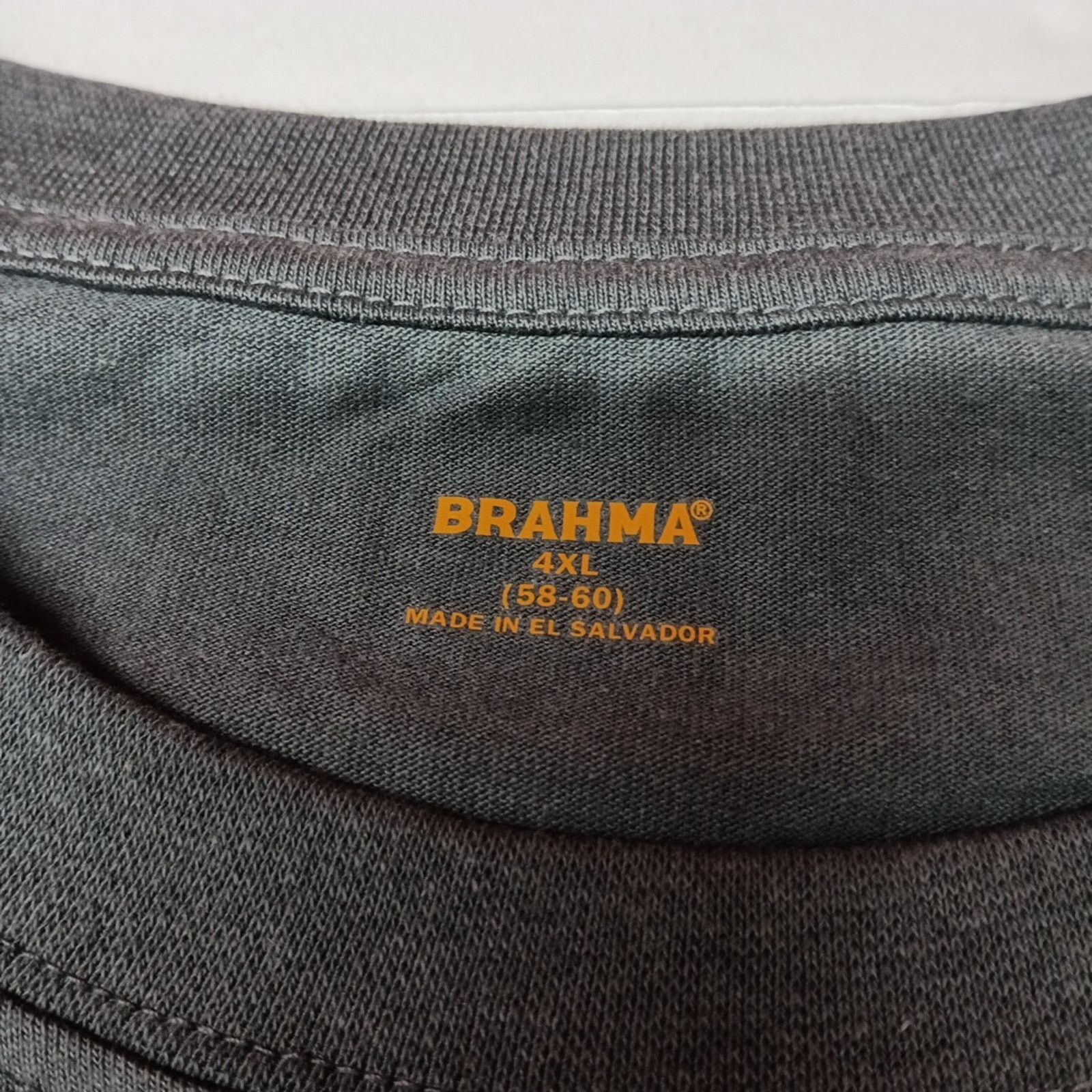 Other 2 Brahma Work T-Shirt 4XL 58-60 White And Gray Pocket Tee Size US XXL / EU 58 / 5 - 5 Thumbnail