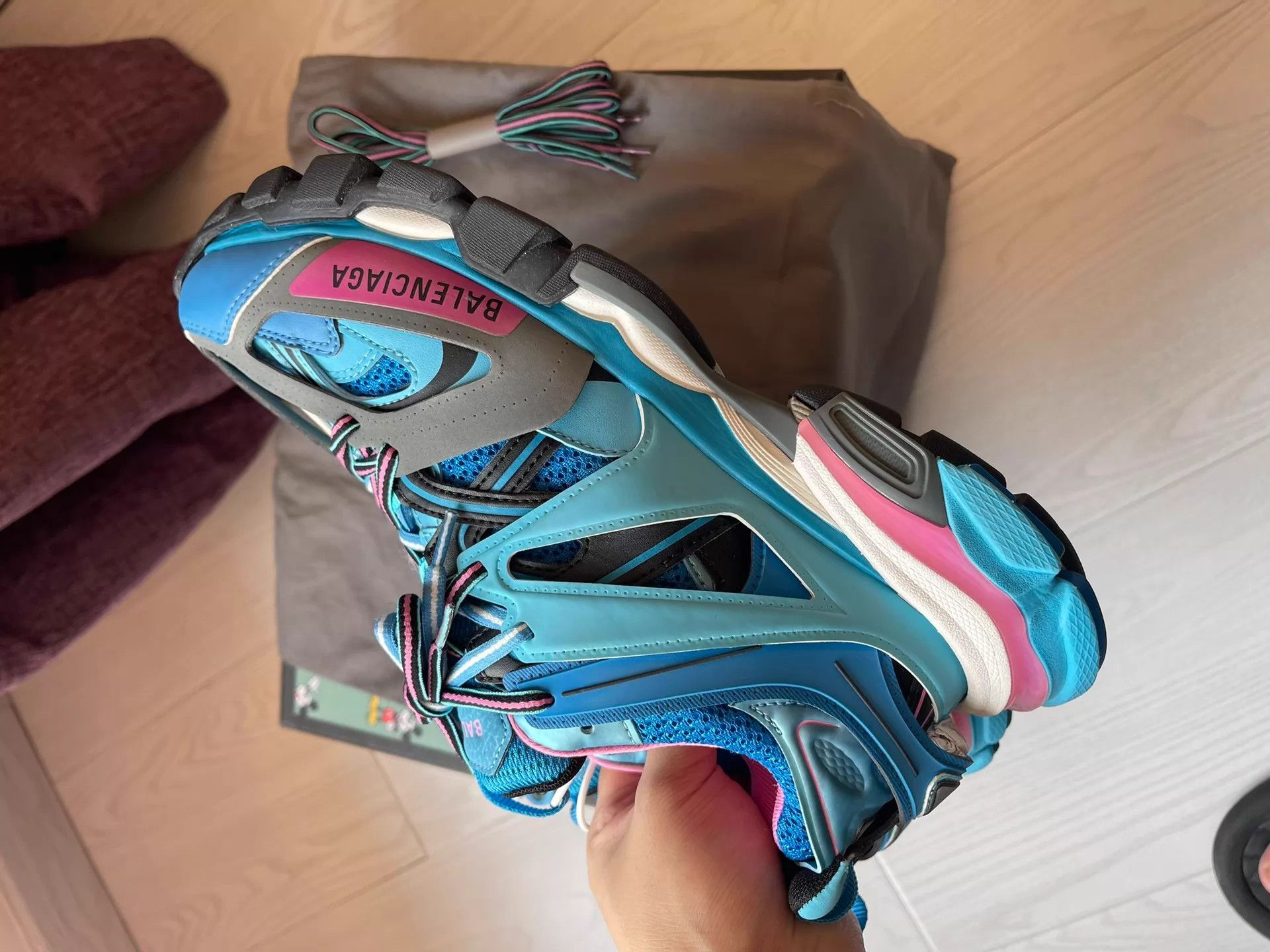Balenciaga Balenciaga Triple S New No Box 39 Unisex Dust Bag Colorway Size US 8.5 / IT 38.5 - 3 Thumbnail