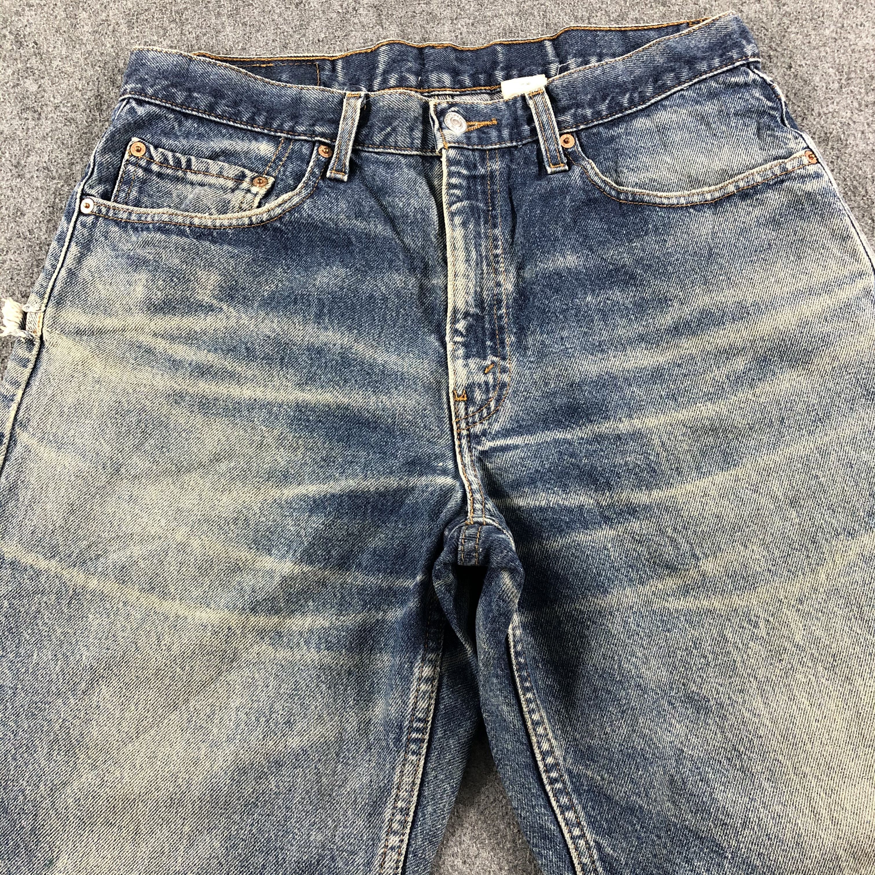Levi's 90s Vintage Blue Wash Levis 550 Jeans-J2545 Size US 34 / EU 50 - 3 Thumbnail