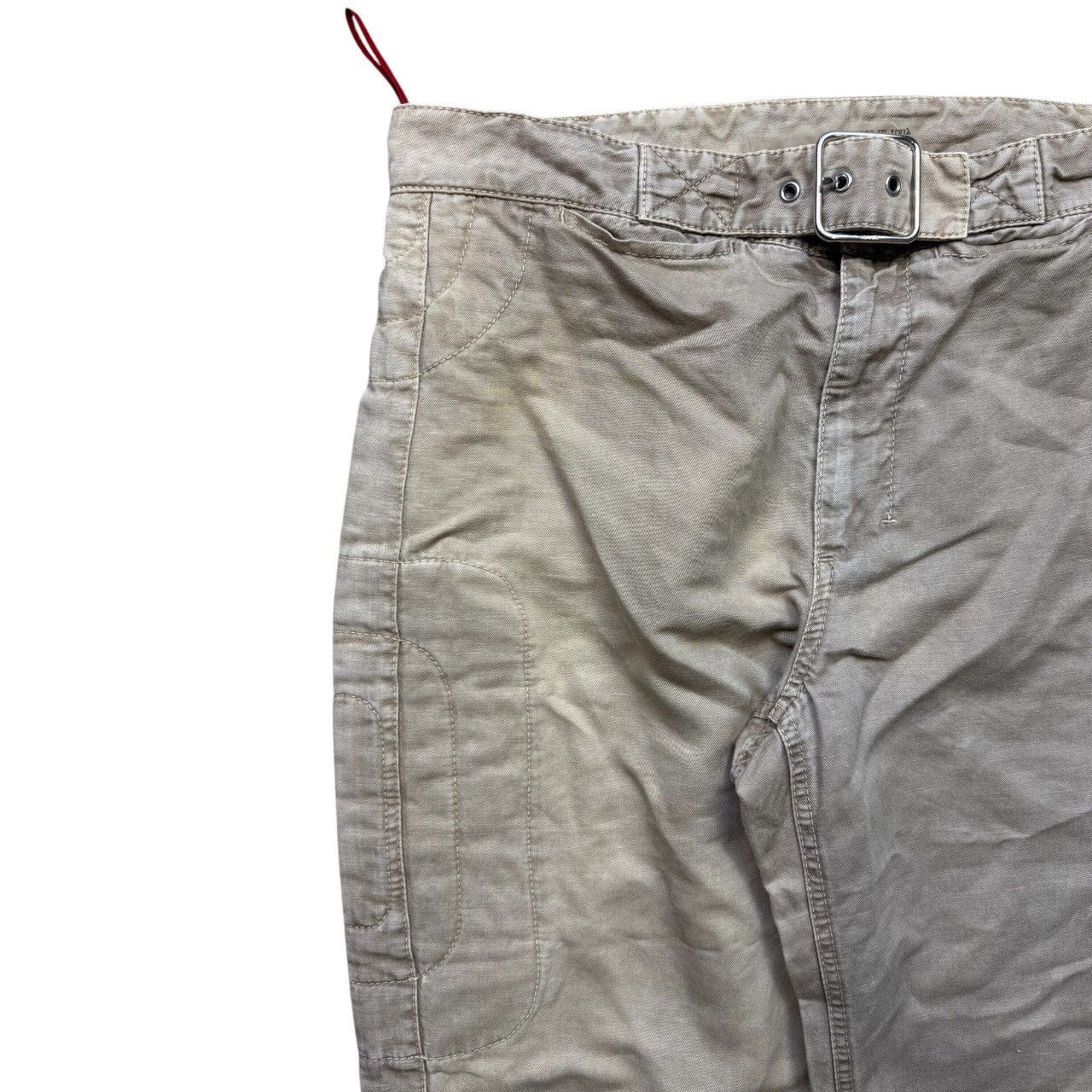Prada Prada sport 2000s padded biker style trousers beige Size US 31 - 3 Thumbnail