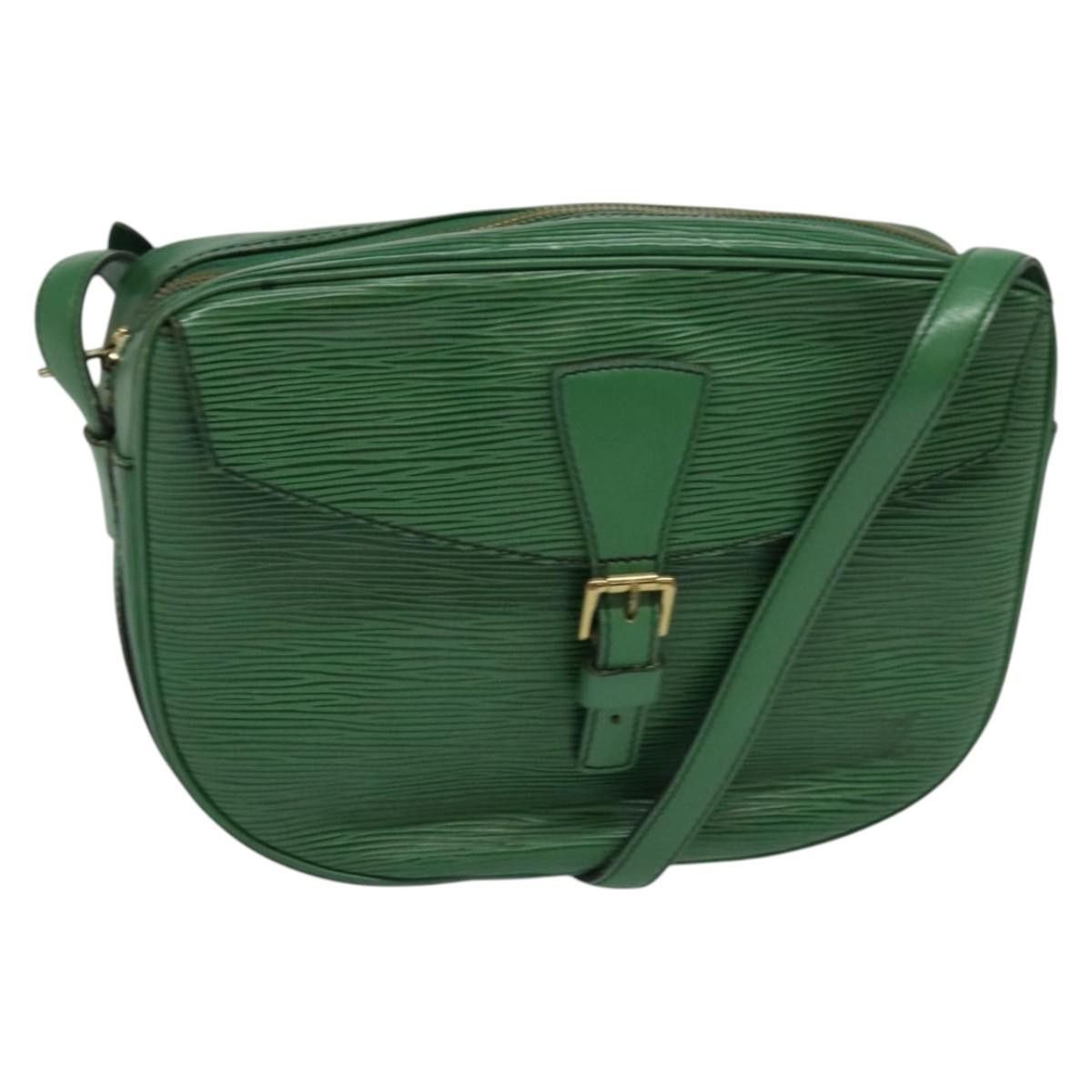 LOUIS VUITTON Epi Jeune Fille MM Shoulder Bag Green M52154