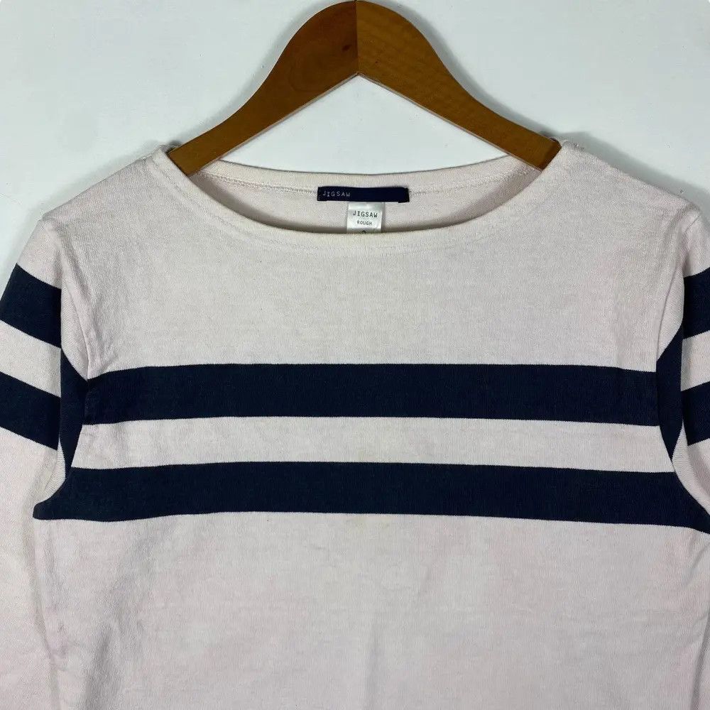 Jigsaw Japanese Brand JIGSAW Rough Long Sleeve Tee Shirt Size 2 Size M / US 6-8 / IT 42-44 - 2 Thumbnail