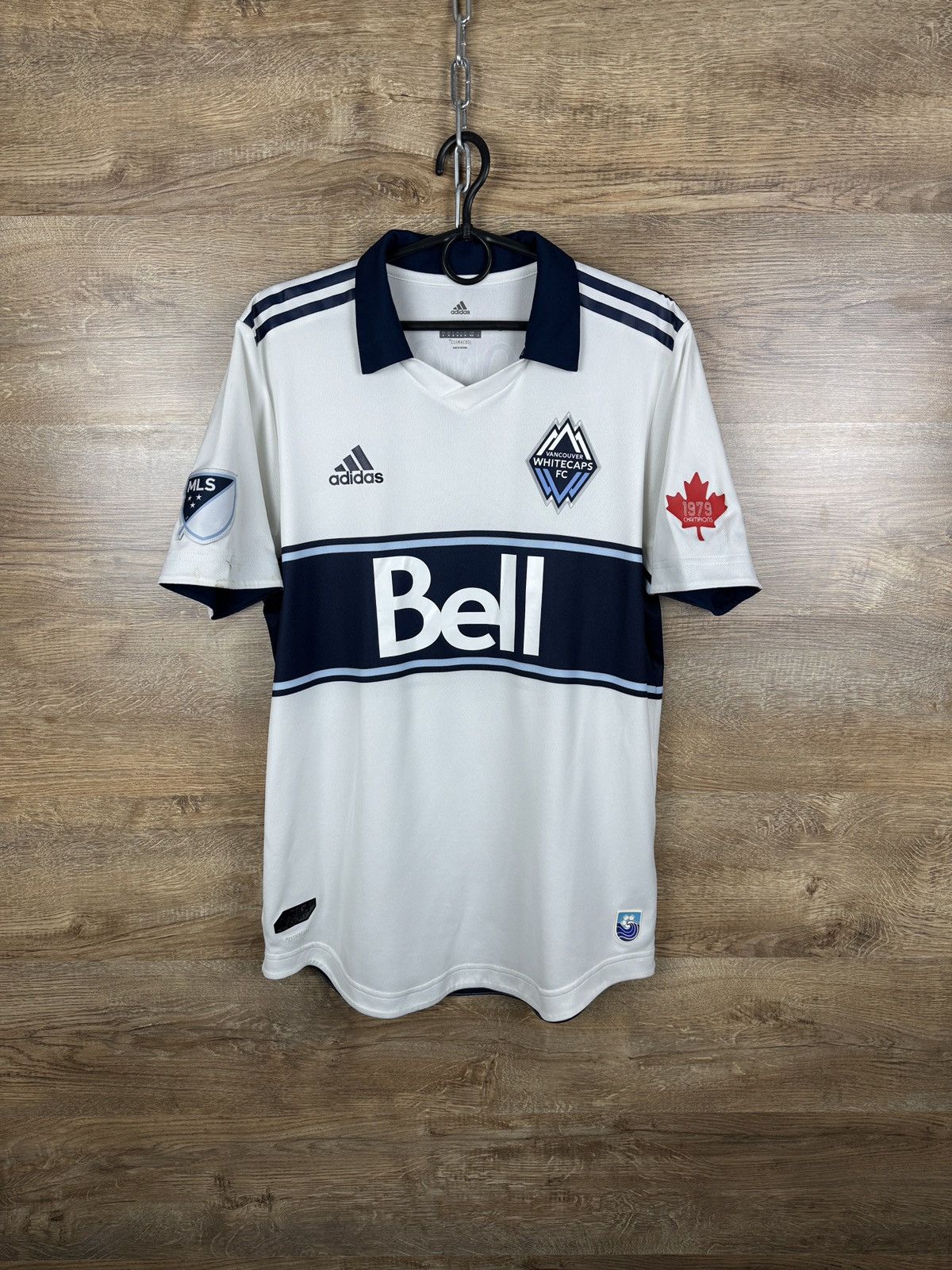 Adidas Mens Vintage Vancouver Whitecaps FC Mc Donough T-Shirt tee Size US M / EU 48-50 / 2 - 2 Thumbnail