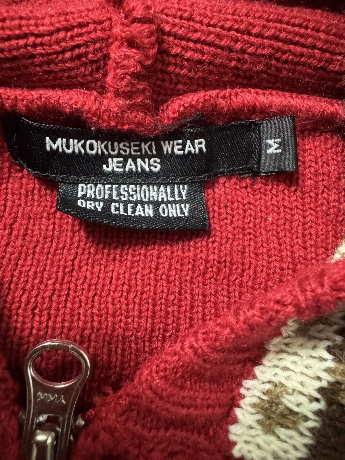 Japanese Brand Mukokuseki Knit Hoodies Size M / US 6-8 / IT 42-44 - 4 Thumbnail
