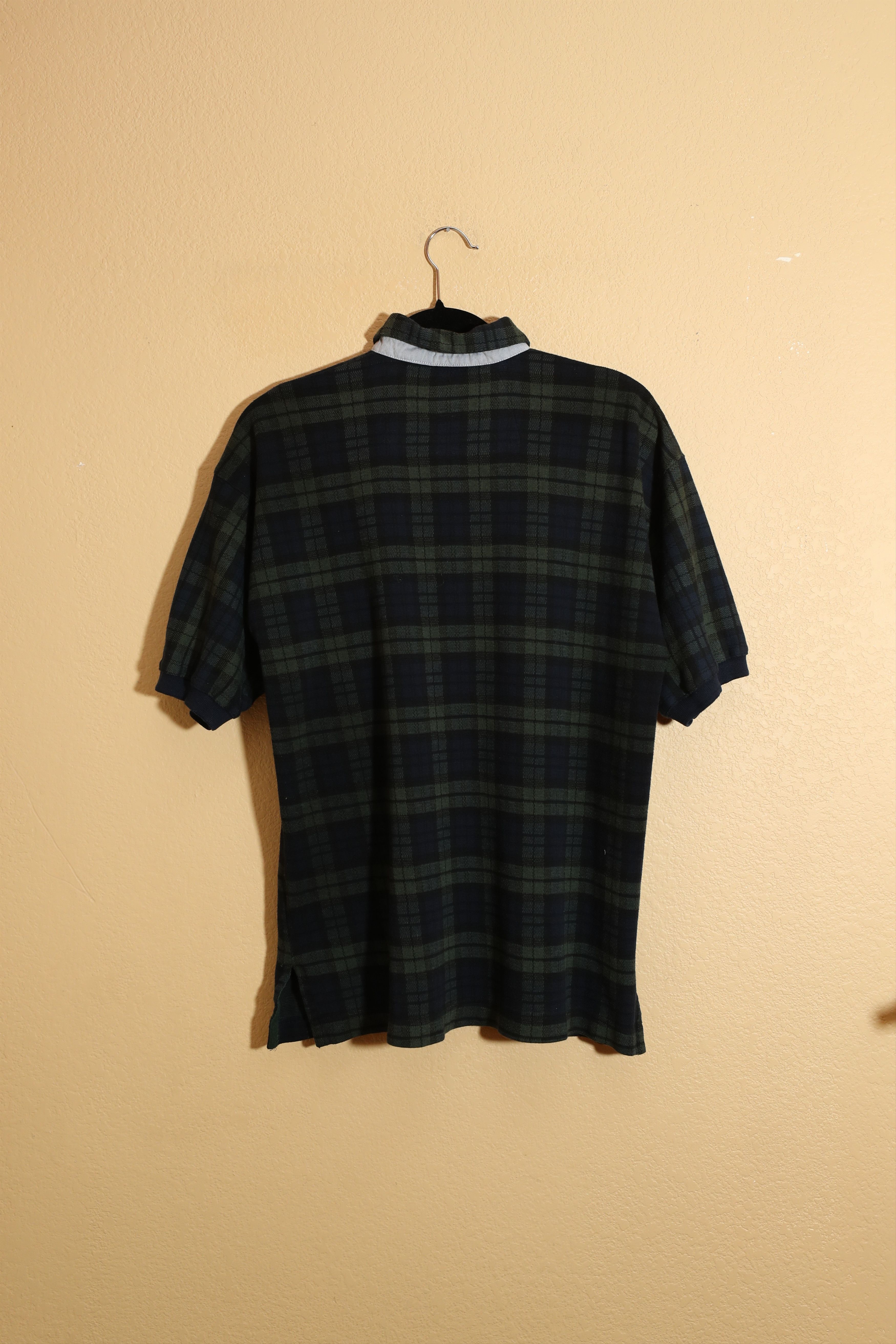 Vintage New River Classics J Riggings Green Tartan Polo (L) Size US L / EU 52-54 / 3 - 2 Thumbnail