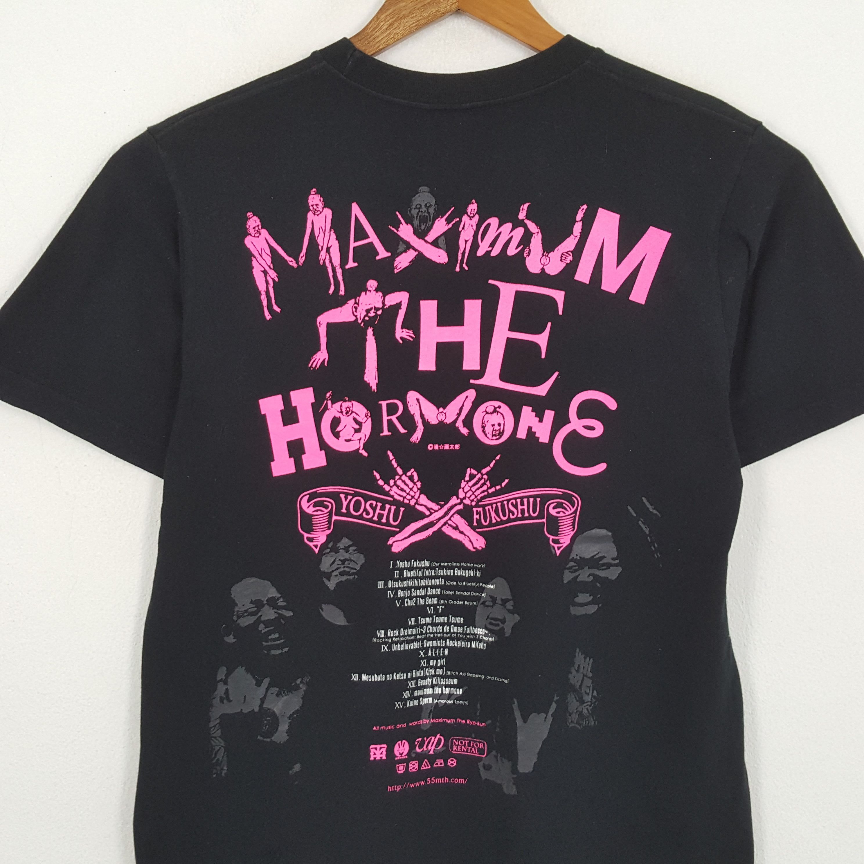 Band Tees × Vintage Vintage MAXIMUM THE HORMONE Japanese Heavy Metal Band Tees Size US M / EU 48-50 / 2 - 4 Thumbnail