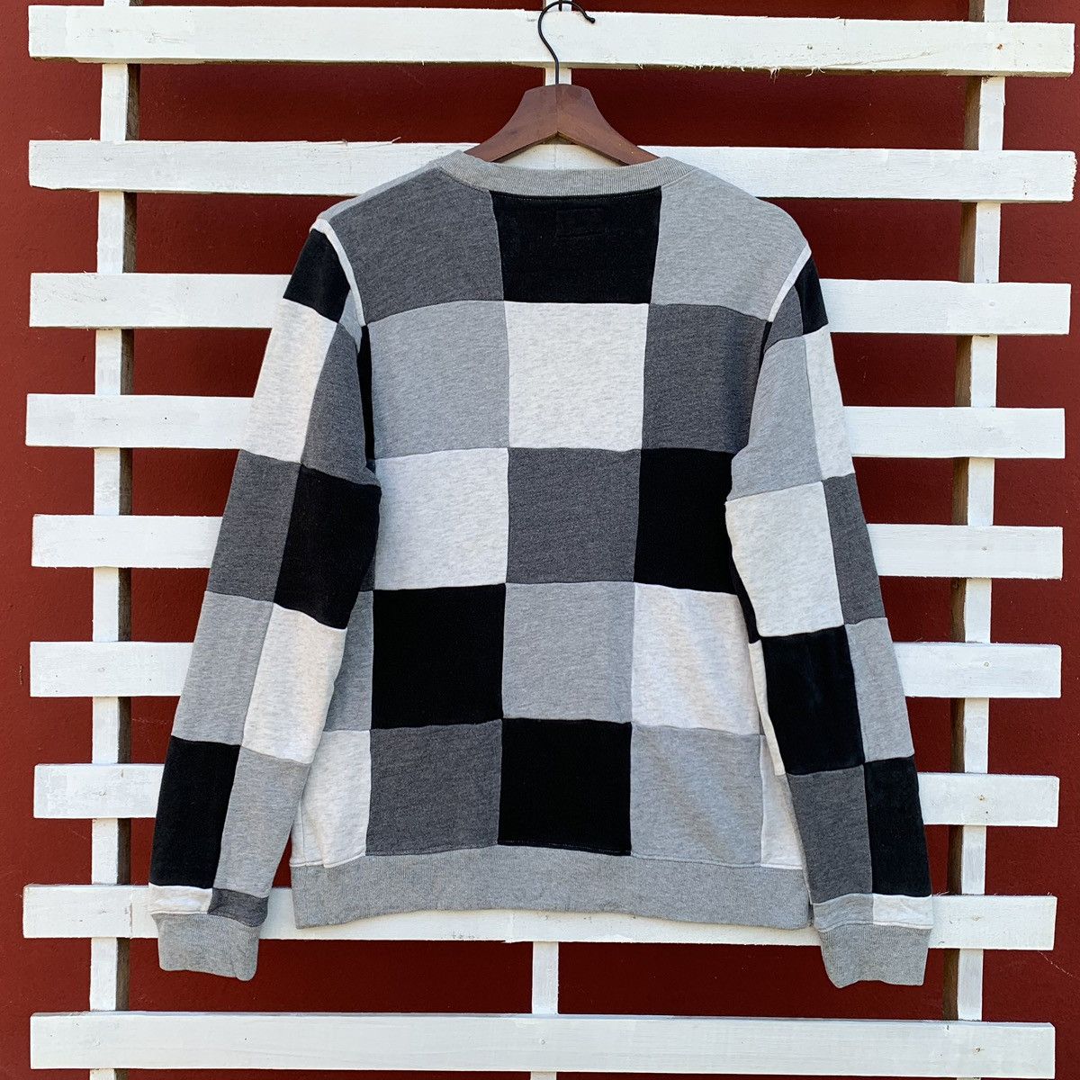 Beams Plus × Japanese Brand Beams Patchwork Sweatshirt Size US S / EU 44-46 / 1 - 2 Thumbnail