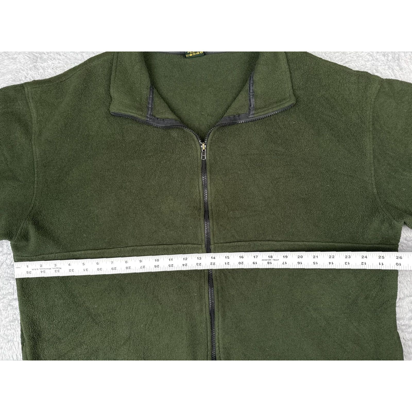 Vintage Cabela's Jacket Mens XL Green Fleece Full Zip Pockets Made In USA Outdoor Hiking Windbreaker Size US XL / EU 56 / 4 - 7 Thumbnail
