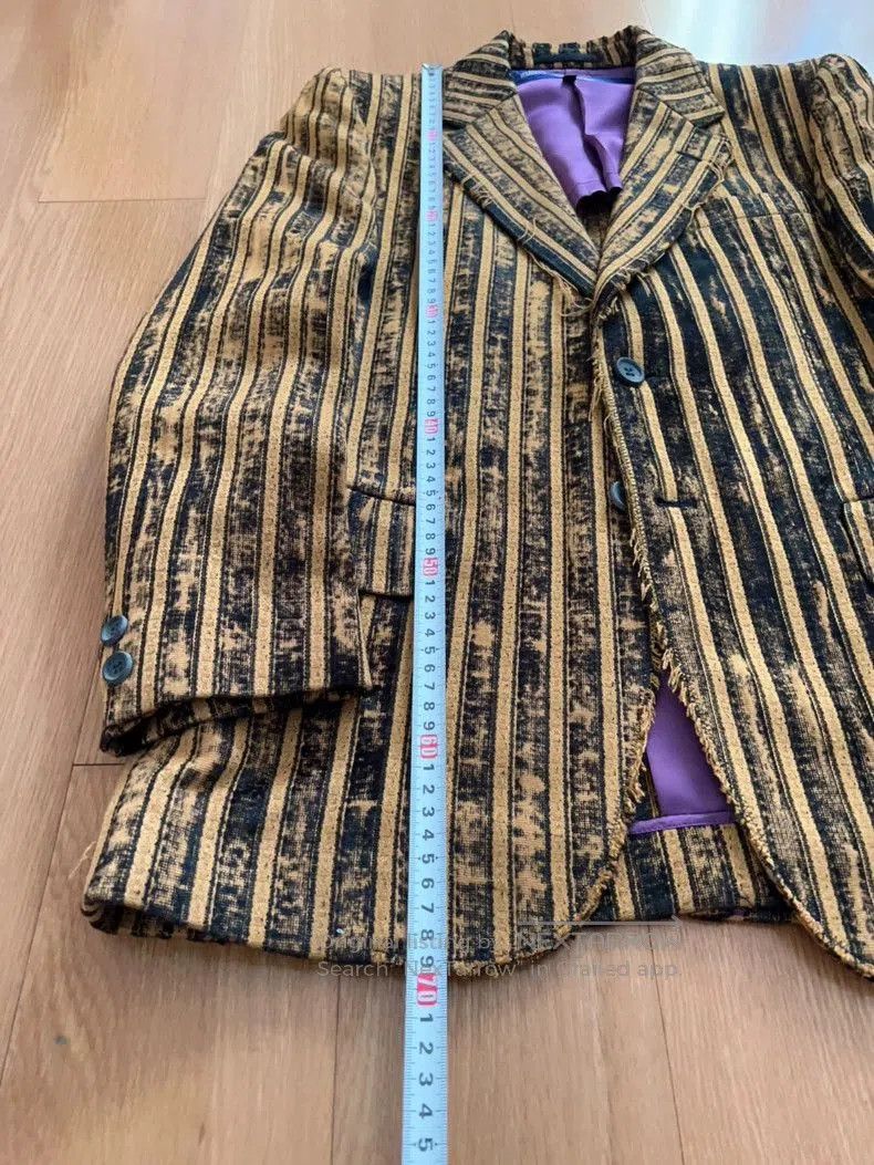 Junya Watanabe Junya Watanabe Runway Striped Blazer M. Size US M / EU 48-50 / 2 - 7 Thumbnail