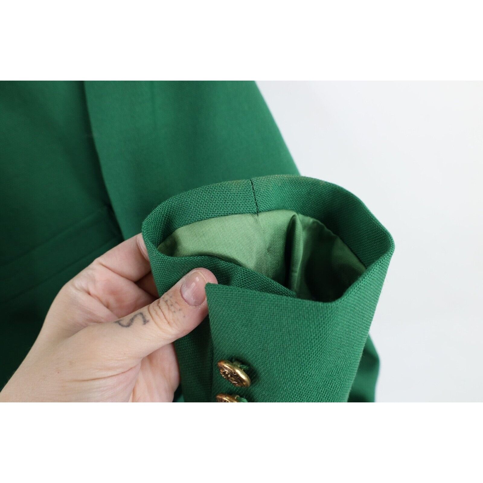 Vintage Vintage 70s Streetwear 2 Button The Masters Suit Coat Size 42R - 6 Thumbnail