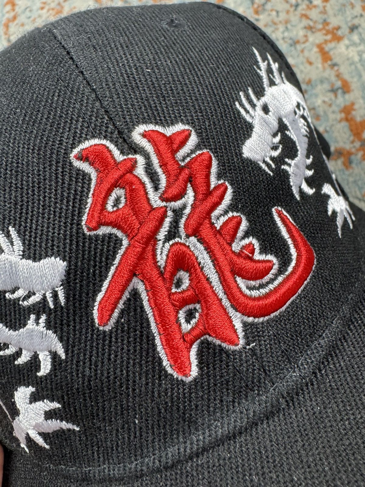 Vintage Vintage Y2K Dragon embroidered hat jnco style skate swag 00s Size ONE SIZE - 6 Thumbnail