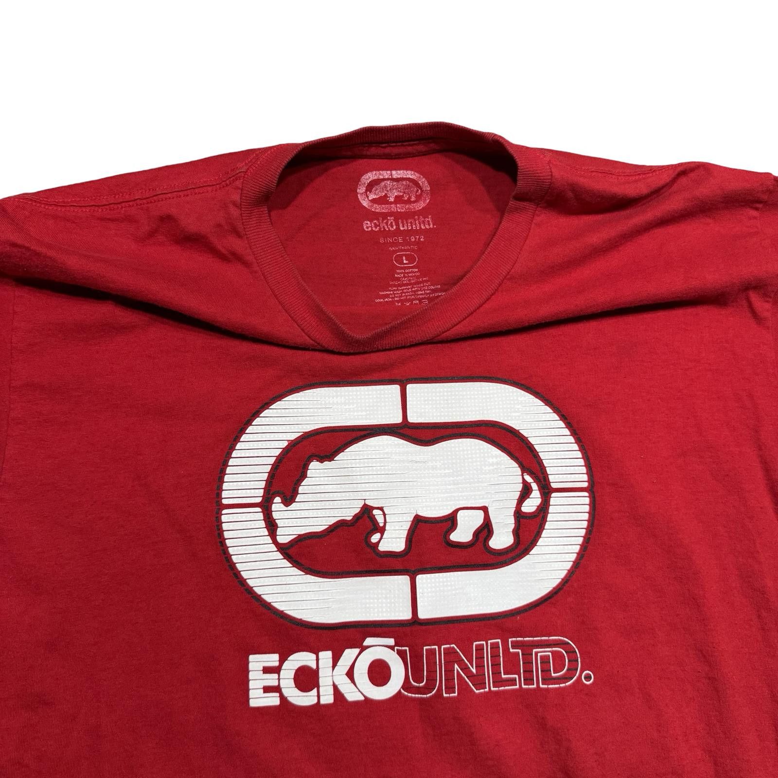 Ecko Unltd. ECKŌ UNLTD. Retro Red Rhino Logo Graphic T-Shirt Size US L / EU 52-54 / 3 - 2 Thumbnail