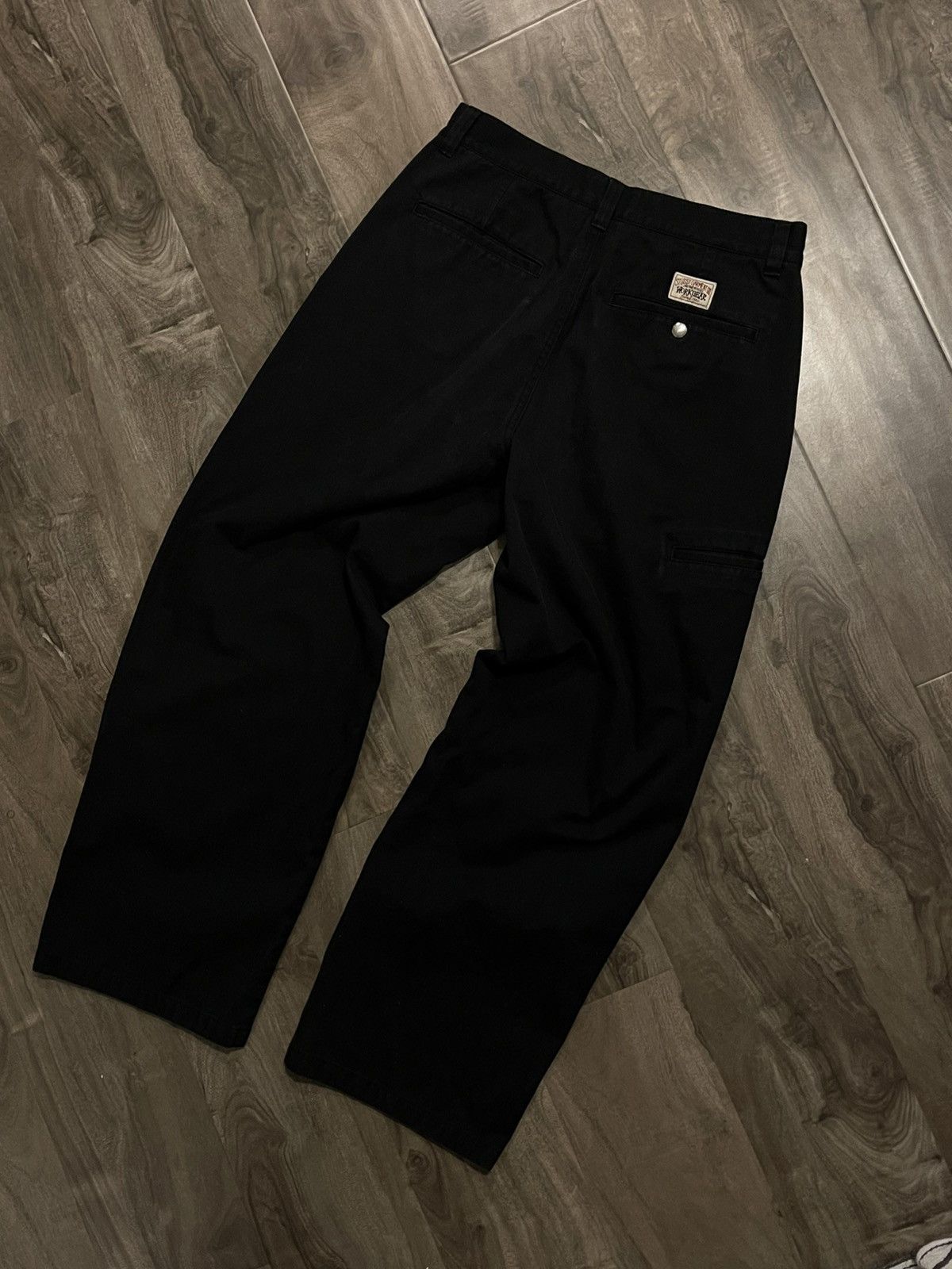 Stussy Stussy Black Canvas Work Pants Size US 30 / EU 46 - 1 Thumbnail