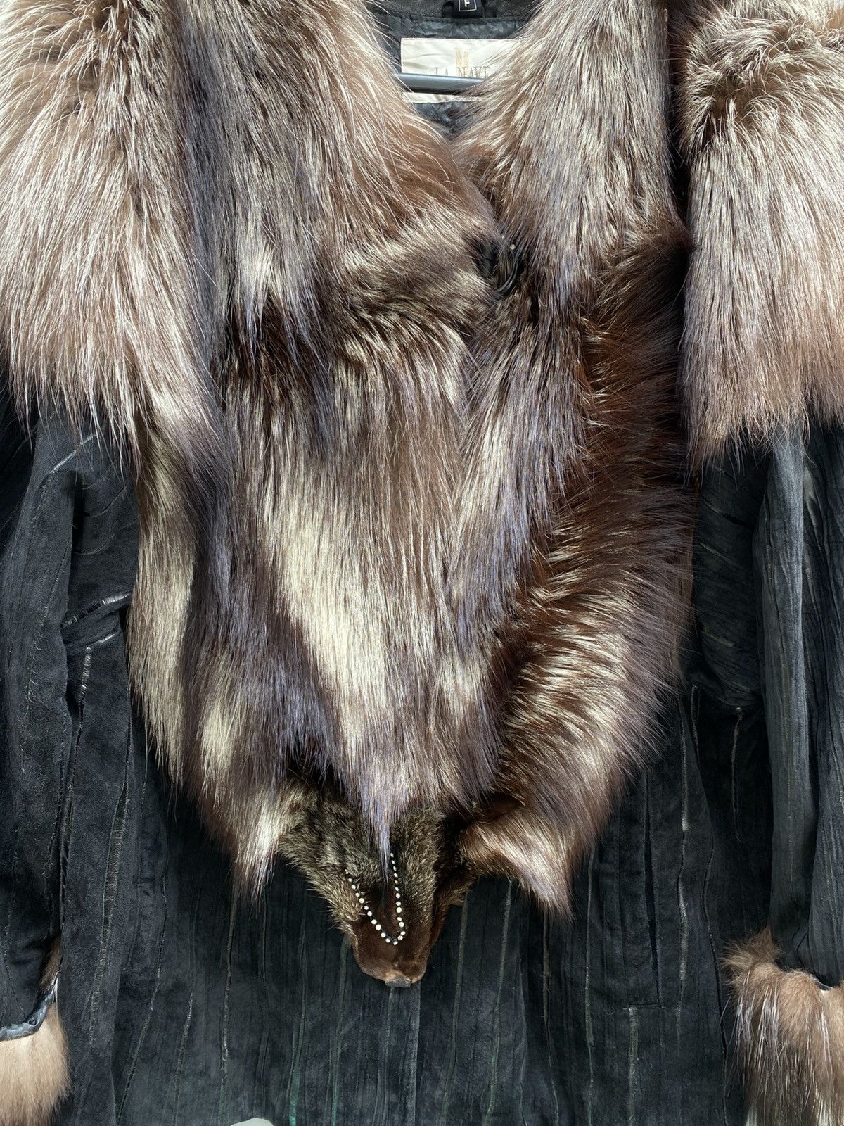 Sagafurs 90s SagaFurs- Fox Fur Leather Jacket Size US M / EU 48-50 / 2 - 12 Thumbnail