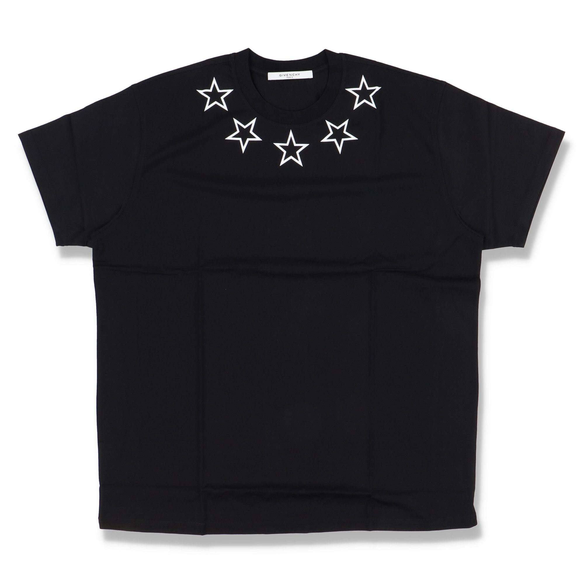 Givenchy Black and White Outline Stars Oversized T-Shirt Size US S / EU 44-46 / 1 - 1 Thumbnail