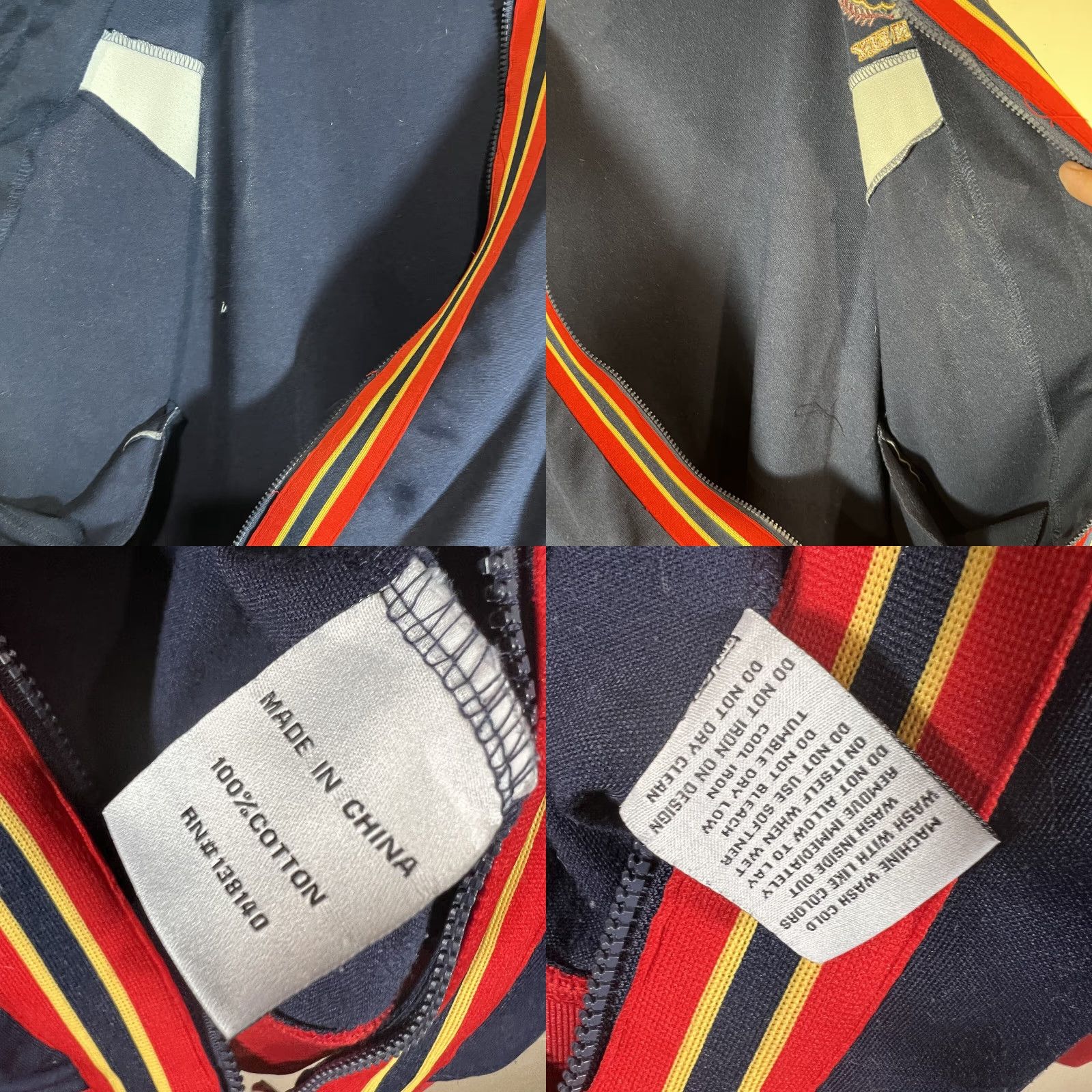 Vintage Born Fly Track Jacket Soccer Futbol Club Jacket XL Men Blue Varsity Jacket Size US XL / EU 56 / 4 - 8 Thumbnail