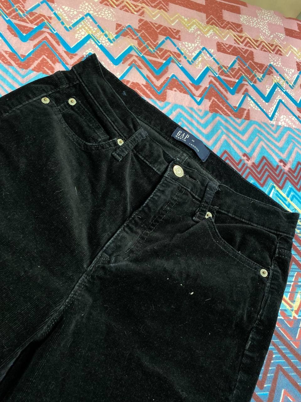Gap × Vintage Gap Modern Legging Velvet Pant Green Size 36" / US 14 / IT 50 - 11 Thumbnail
