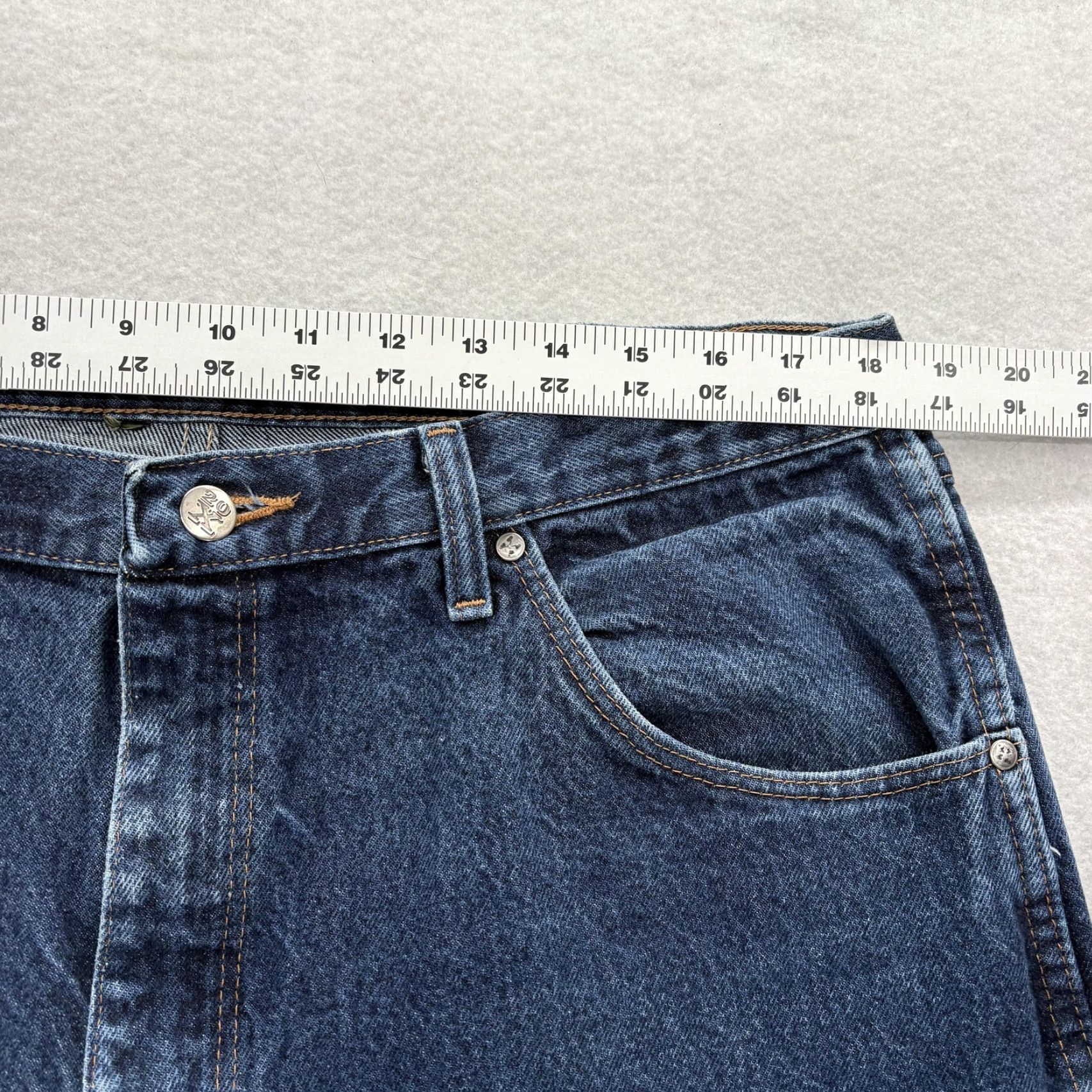 Wrangler Wrangler Jeans Men's 36x32 Blue Style 22 Original Denim Rodeo Western Taper 20X 5-Pocket Logo Embroidered Zip Fly Relaxed Mid Rise Denim Jeans Mens Size US 36 / EU 52 - 7 Thumbnail
