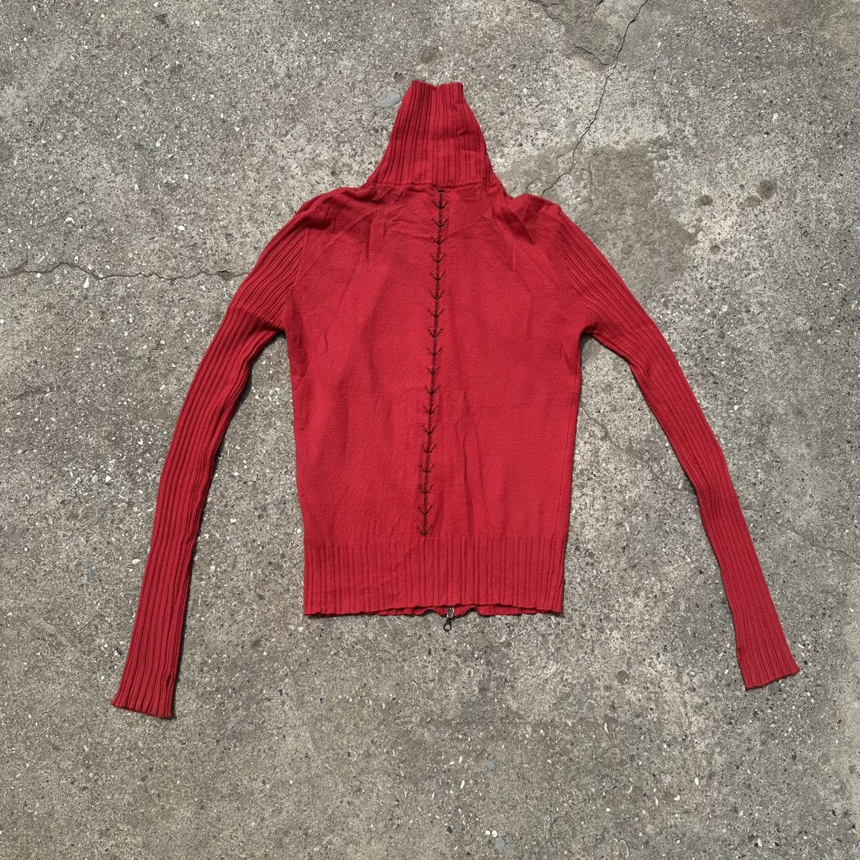 Hysteric Glamour × If Six Was Nine × Jean Paul Gaultier ♥️RARE Jack Of Heart 2Zip-Up Sweater Jean Paul Gaultier Style Size M / US 6-8 / IT 42-44 - 7 Thumbnail