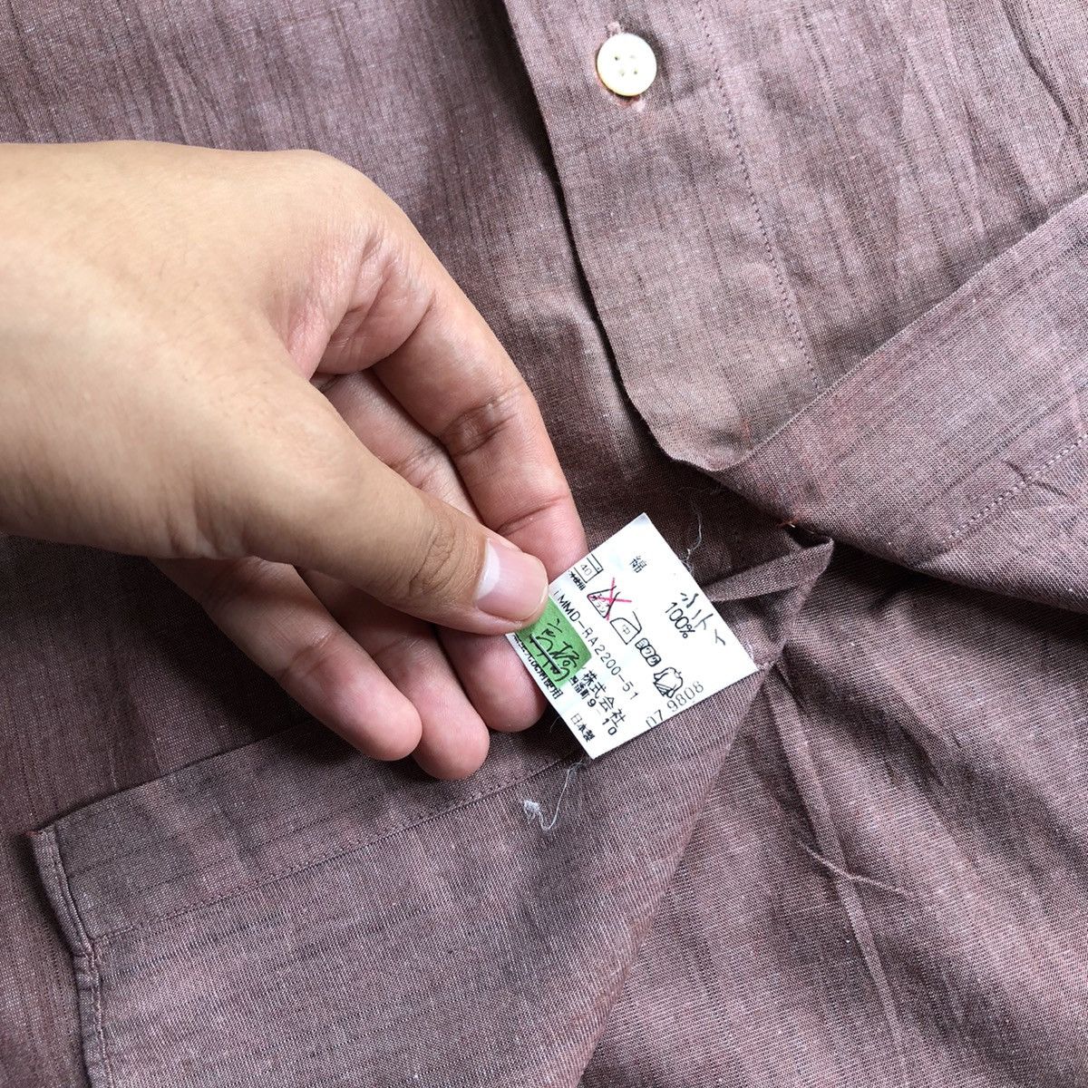 Issey Miyake × Japanese Brand × Vintage Vintage! 80s IM Issey Miyake Design Studio Shirt 🍒 Size US L / EU 52-54 / 3 - 2 Thumbnail