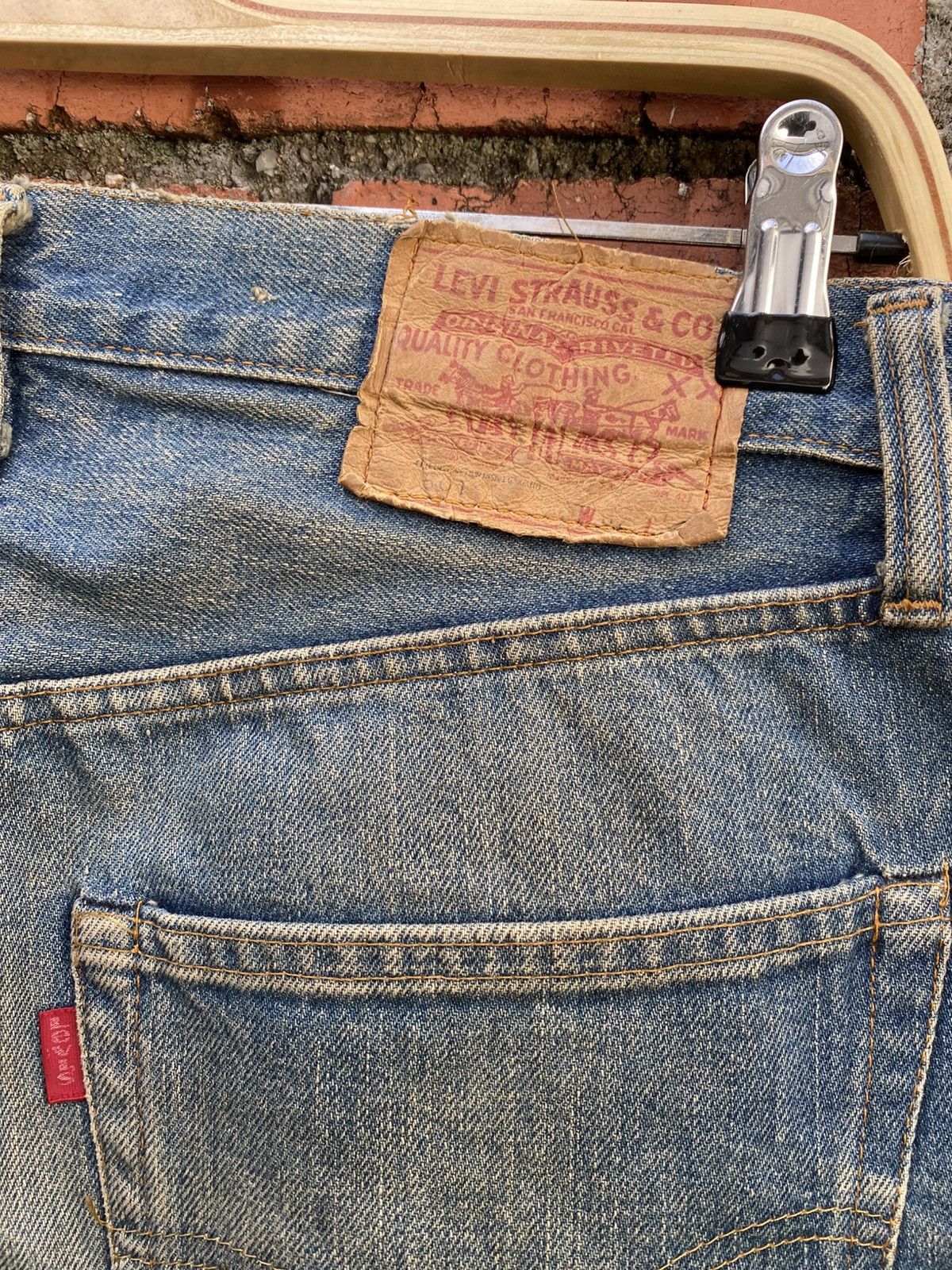 Levi's Vintage Clothing W30x32 Vintage levi's 501 redline #6 made in USA Size US 30 / EU 46 - 6 Thumbnail