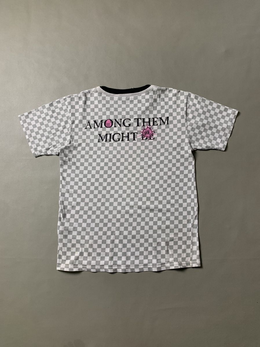 If Six Was Nine × Japanese Brand × Le Grande Bleu (L.G.B.) Generate Poem Checkerboard Tshirt Size US L / EU 52-54 / 3 - 2 Thumbnail