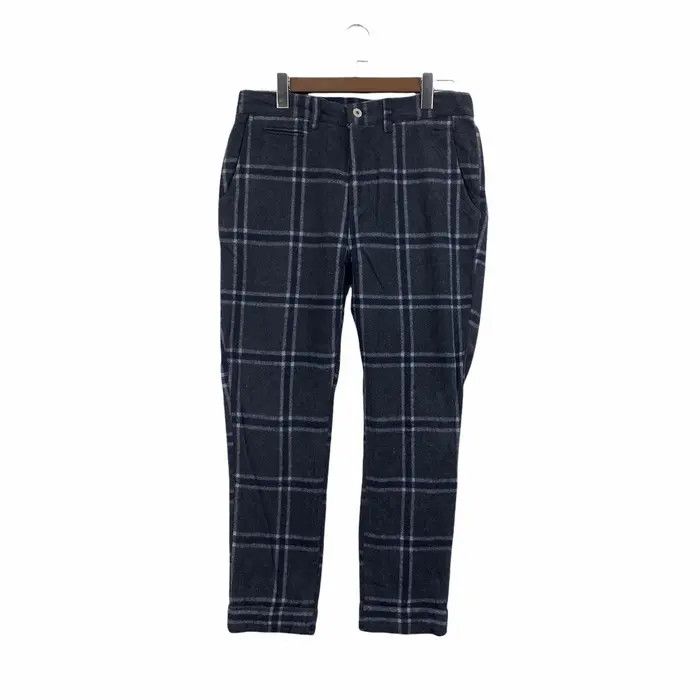 Japanese Brand Vtg SUPER THANKS JAPAN Nova Checks Tartan Pant Trouser Size 34" / US 12 / IT 48 - 1 Thumbnail