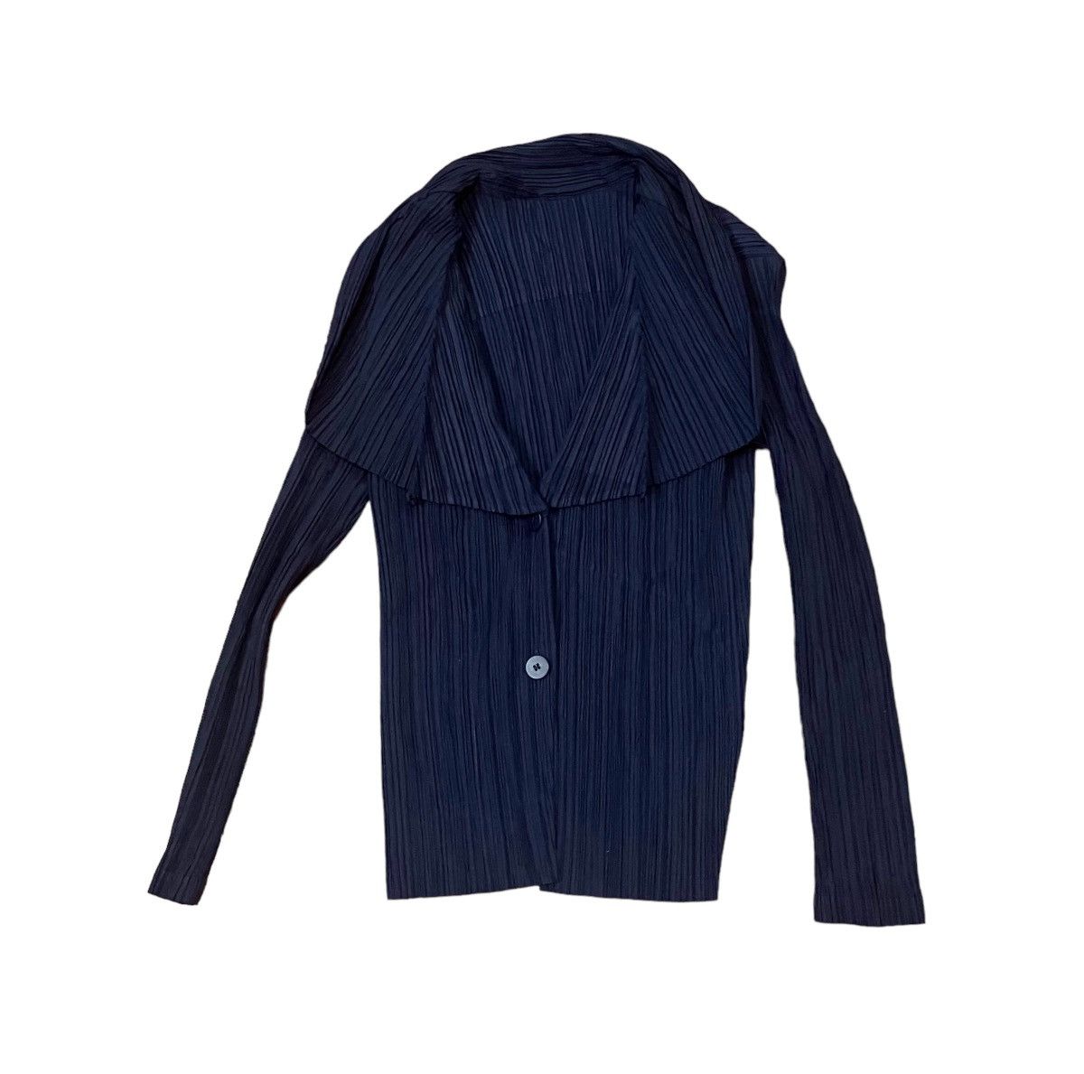 Homme Plisse Issey Miyake TAX FREE 🇺🇸 issey miyake fete pleats avant garde shirt Size S / US 4 / IT 40 - 2 Thumbnail