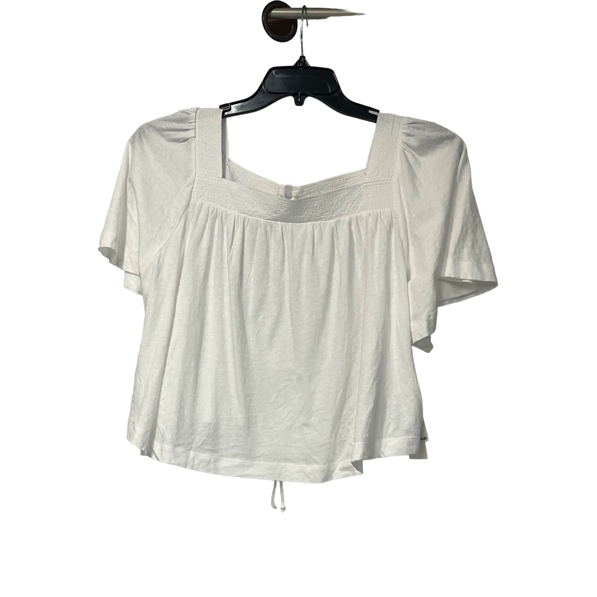 Treasure & Bond Treasure & Bond Cotton & Linen Square Neck Top, White, M Size M / US 6-8 / IT 42-44 - 8 Thumbnail