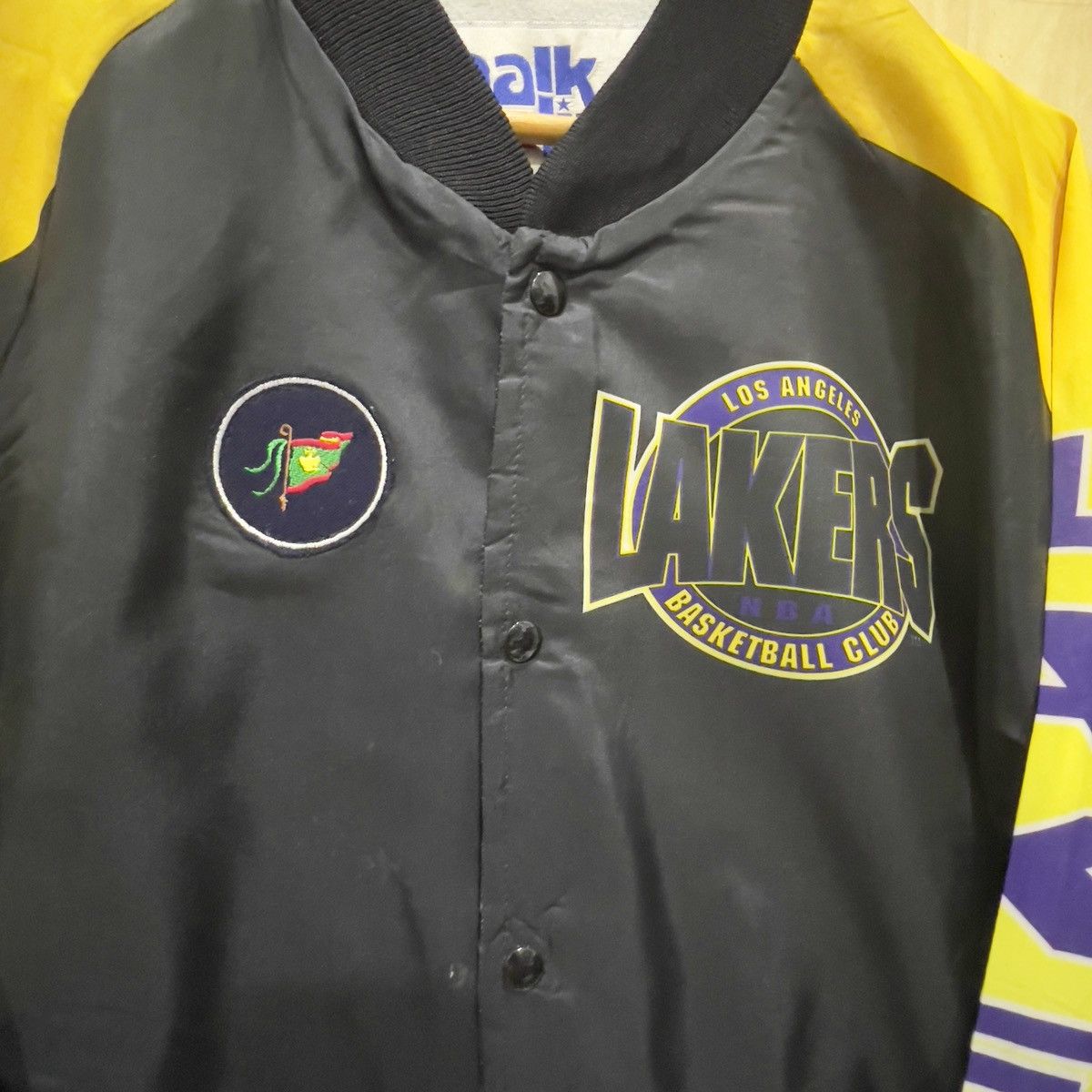 NBA Rare Vintage x Varsity Lakers Tag Chalk Line Size US XL / EU 56 / 4 - 7 Thumbnail