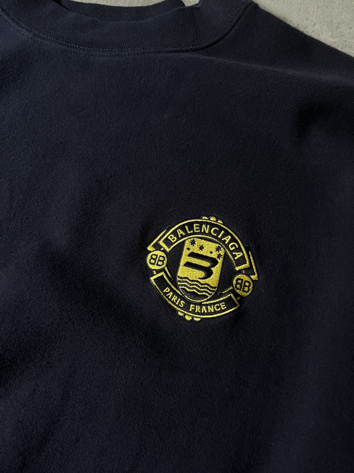 Balenciaga Balenciaga quest logo sporty B navy sweatshirt Size US S / EU 44-46 / 1 - 2 Thumbnail