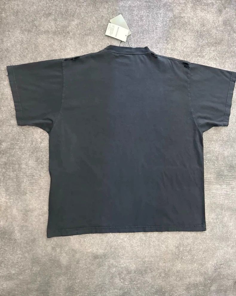 Balenciaga Balenciaga Letter Printed Short Sleeve Size US M / EU 48-50 / 2 - 2 Thumbnail
