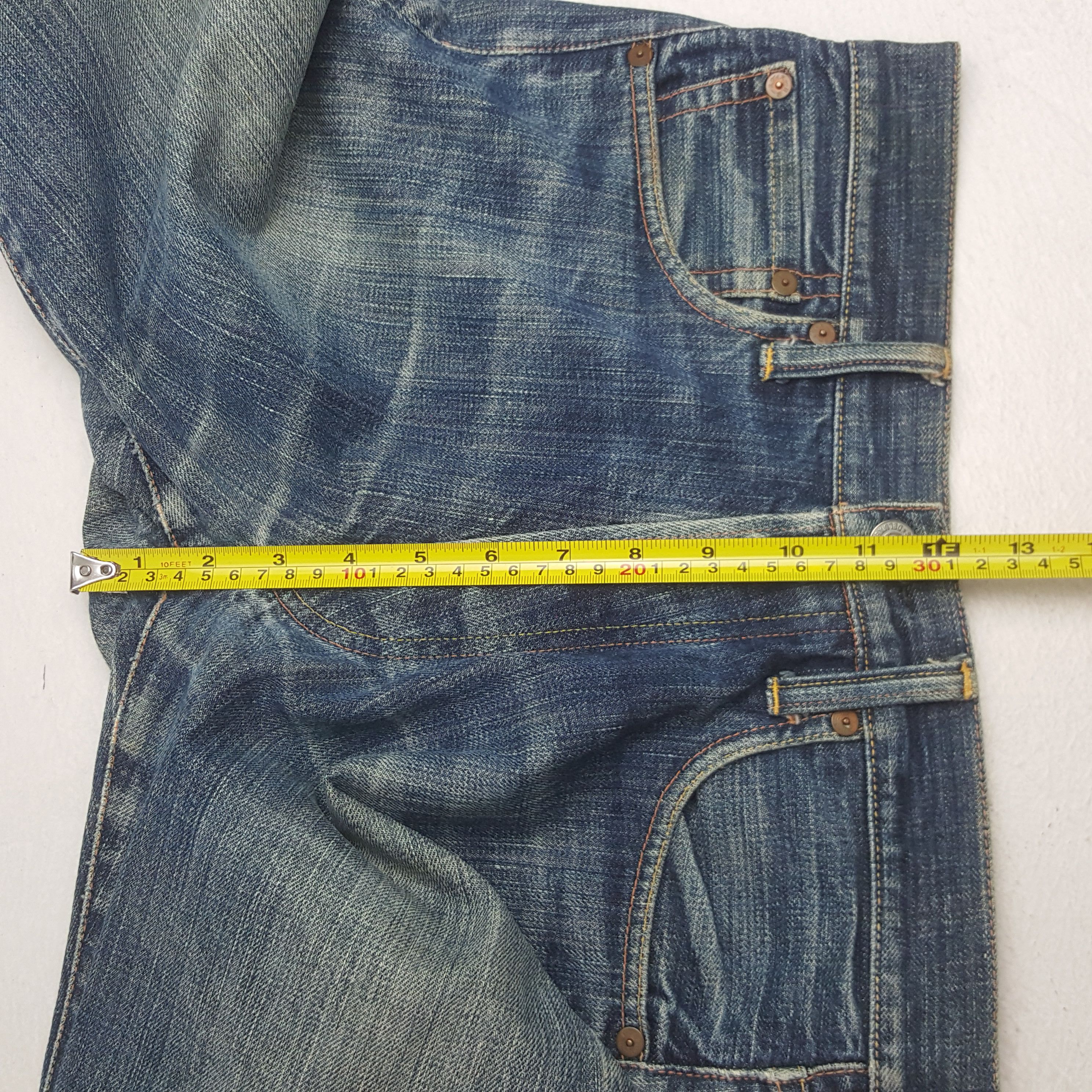 Evisu Vintage Evisu Japanese Brand Daicock Custom Denim Jeans RR14 Size US 29 - 10 Thumbnail