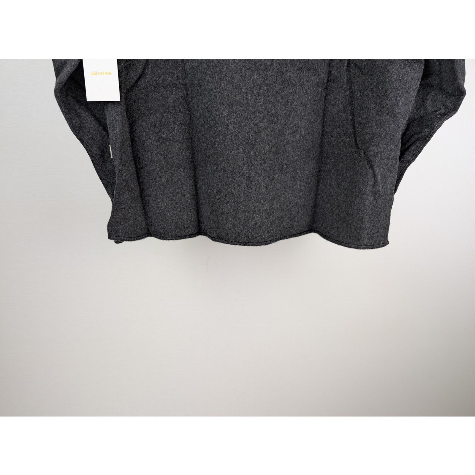 Aime Leon Dore o1rshd1 Cashmere Field Shirt in Graphite Size US XL / EU 56 / 4 - 12 Thumbnail