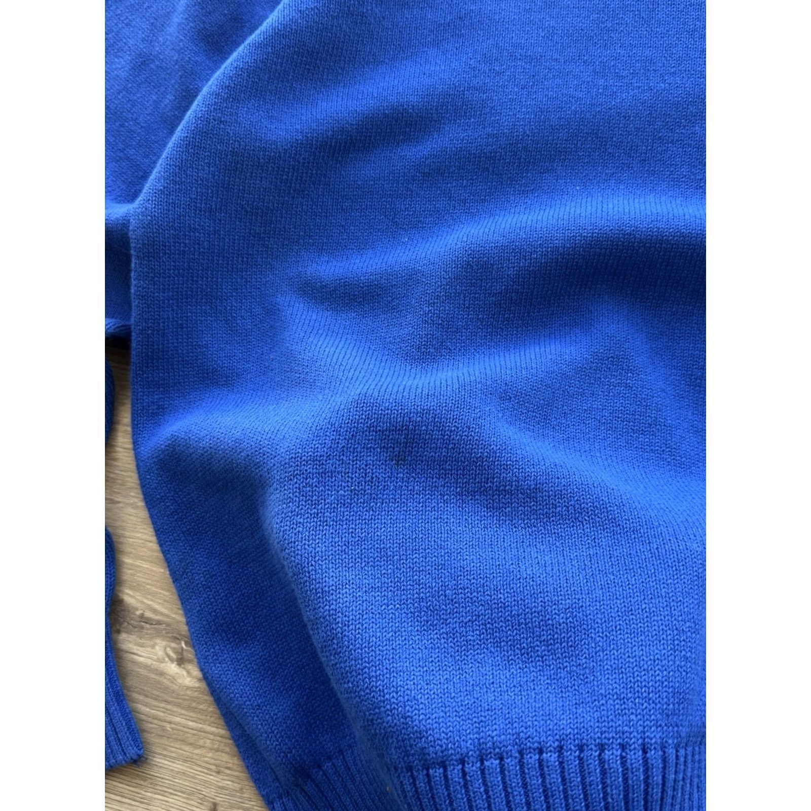 Polo Ralph Lauren Polo Ralph Lauren Sweater XL Men Blue Knitted Vintage Classic Pullover 90s Retro Preppy USA Style Streetwear Hype Casual Cotton Knit Size US XL / EU 56 / 4 - 4 Thumbnail