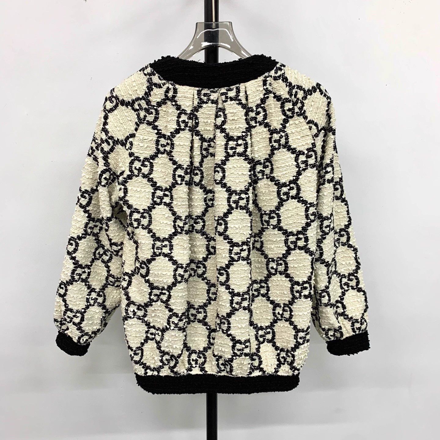 Gucci GUCCI GG Monogram Tweed Long Sleeve Jacket Size XS / US 0-2 / IT 36-38 - 6 Thumbnail