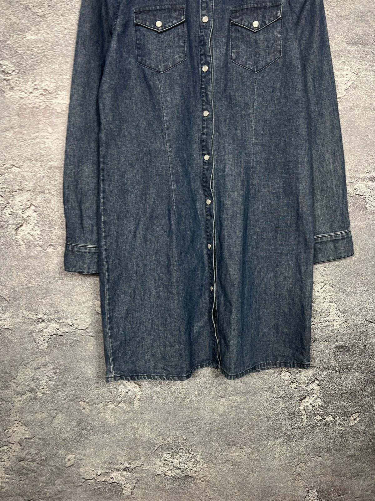 Acne Studios Acne Studios Denim Shirt Dress Size S Size S / US 4 / IT 40 - 2 Thumbnail
